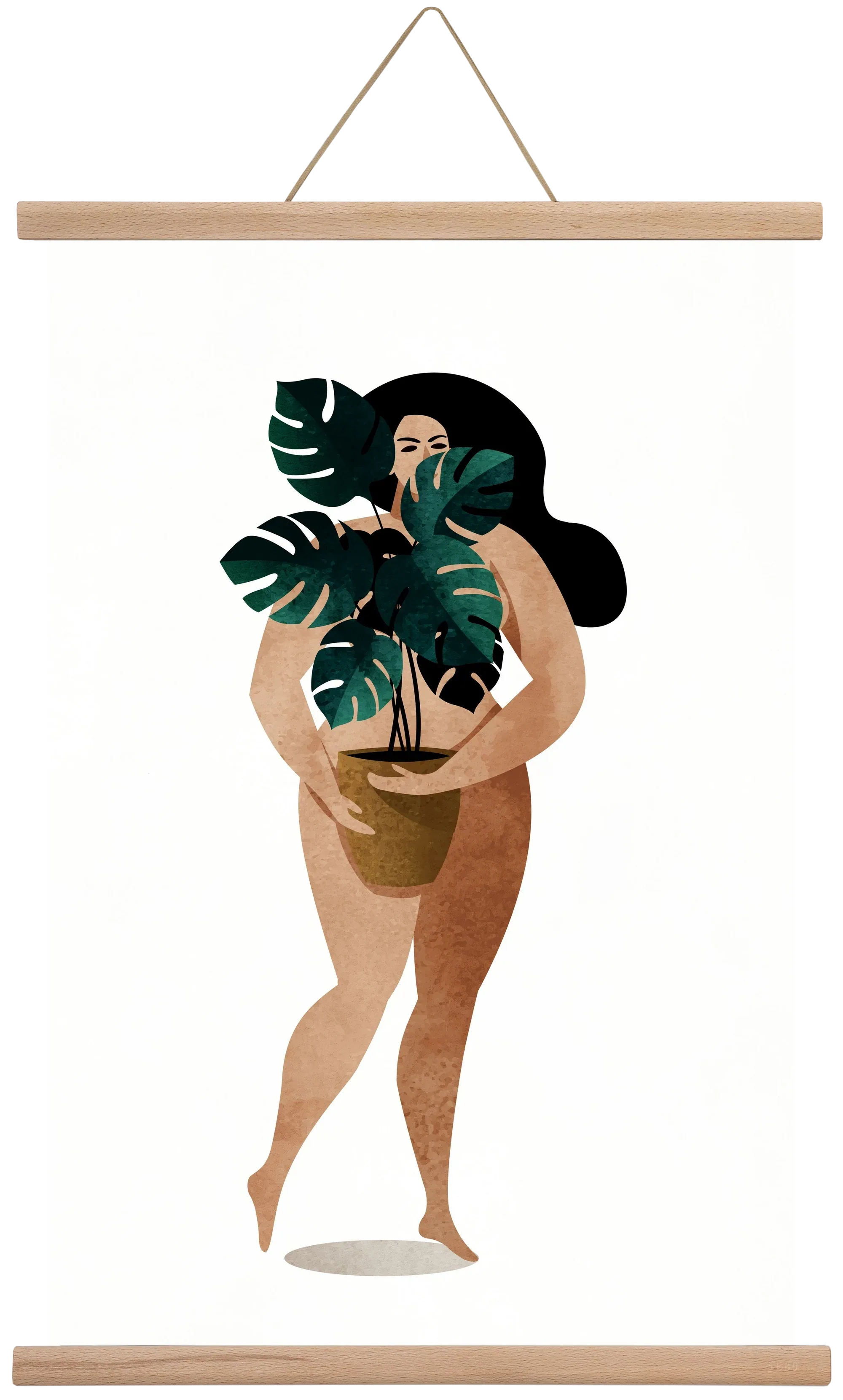 Nude With Plant - artbridge