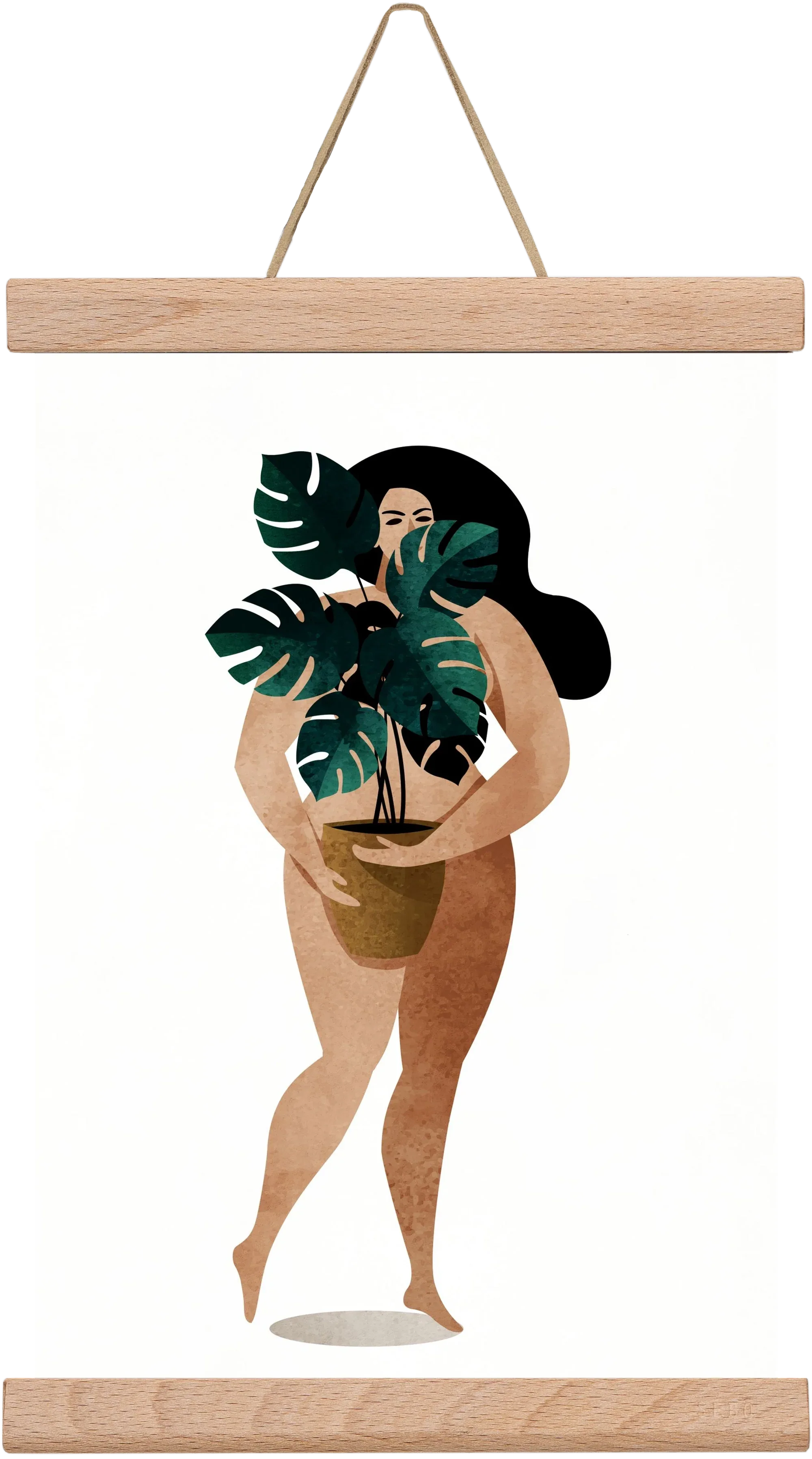 Nude With Plant - artbridge