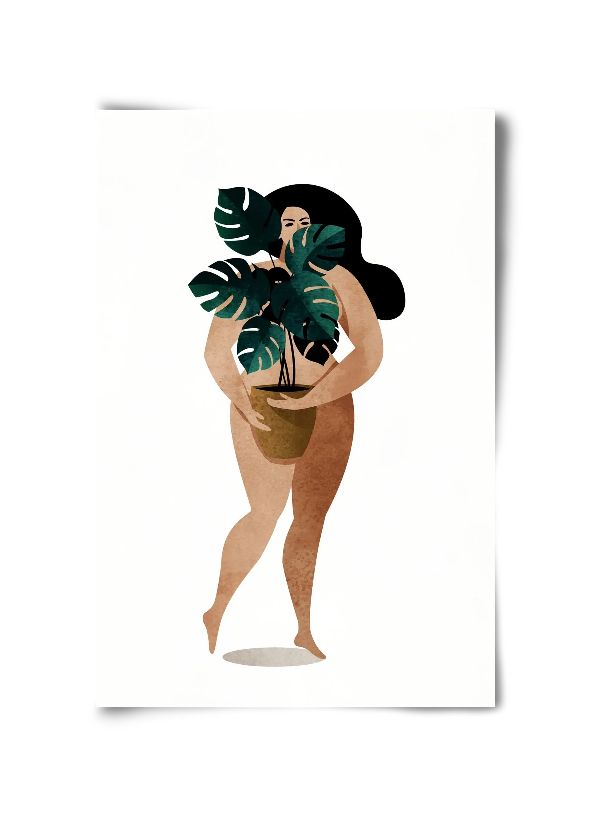 Nude With Plant - artbridge