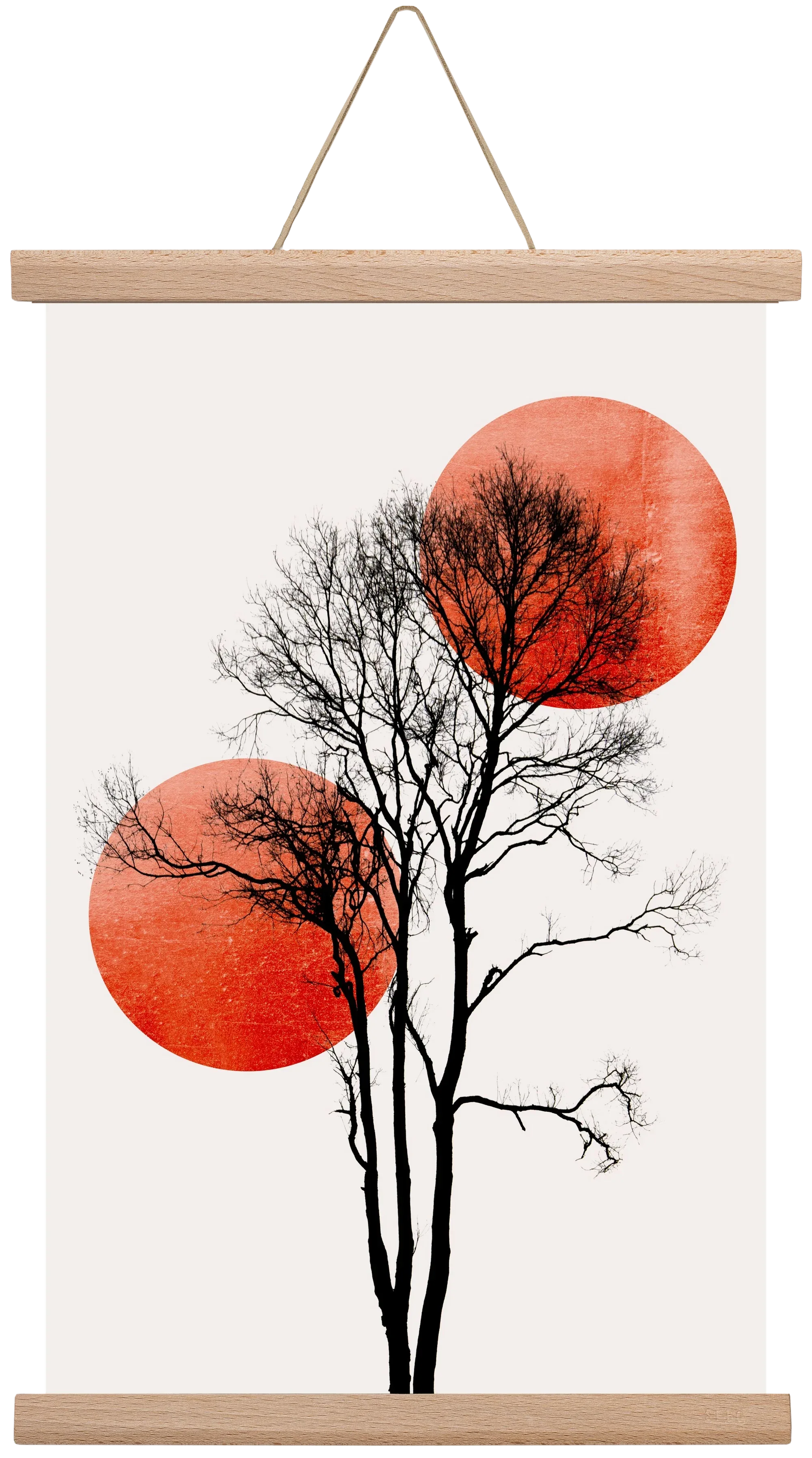 Sun and Moon hiding - artbridge