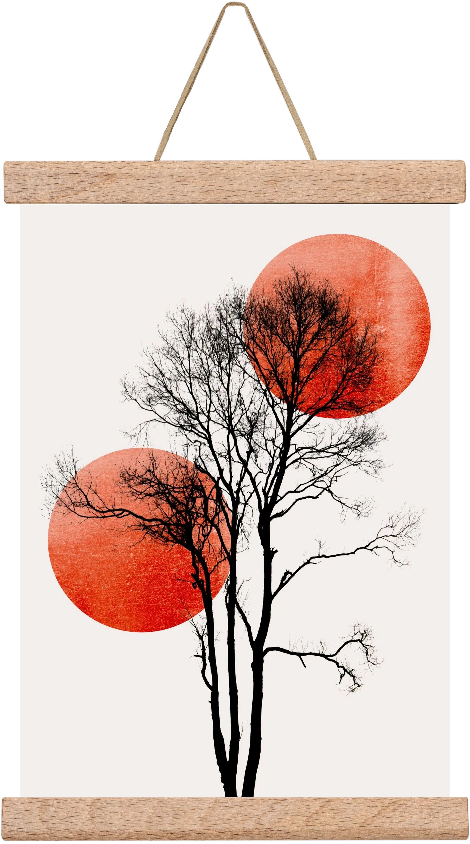 Sun and Moon hiding - artbridge