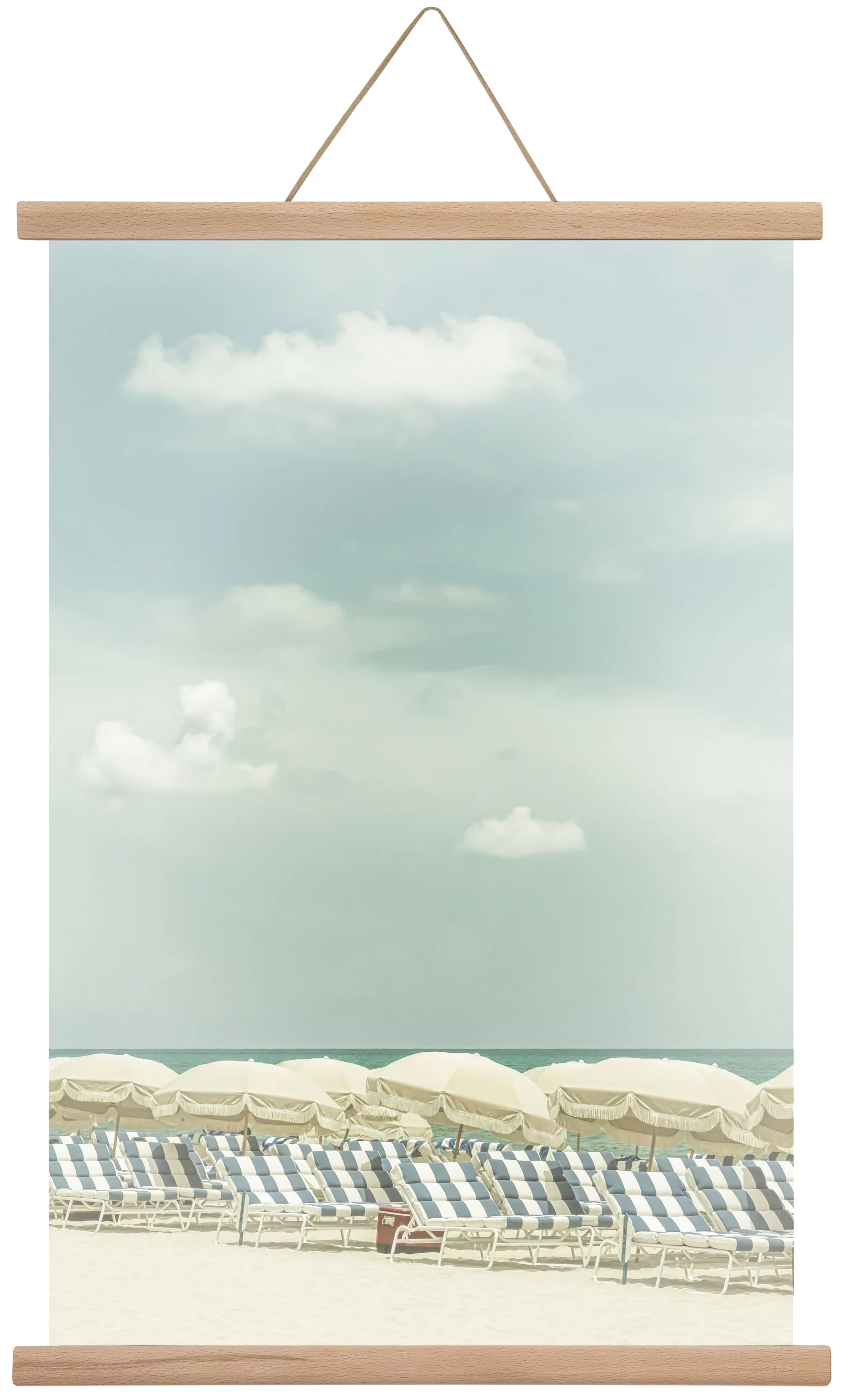 Vintage beach scene - artbridge