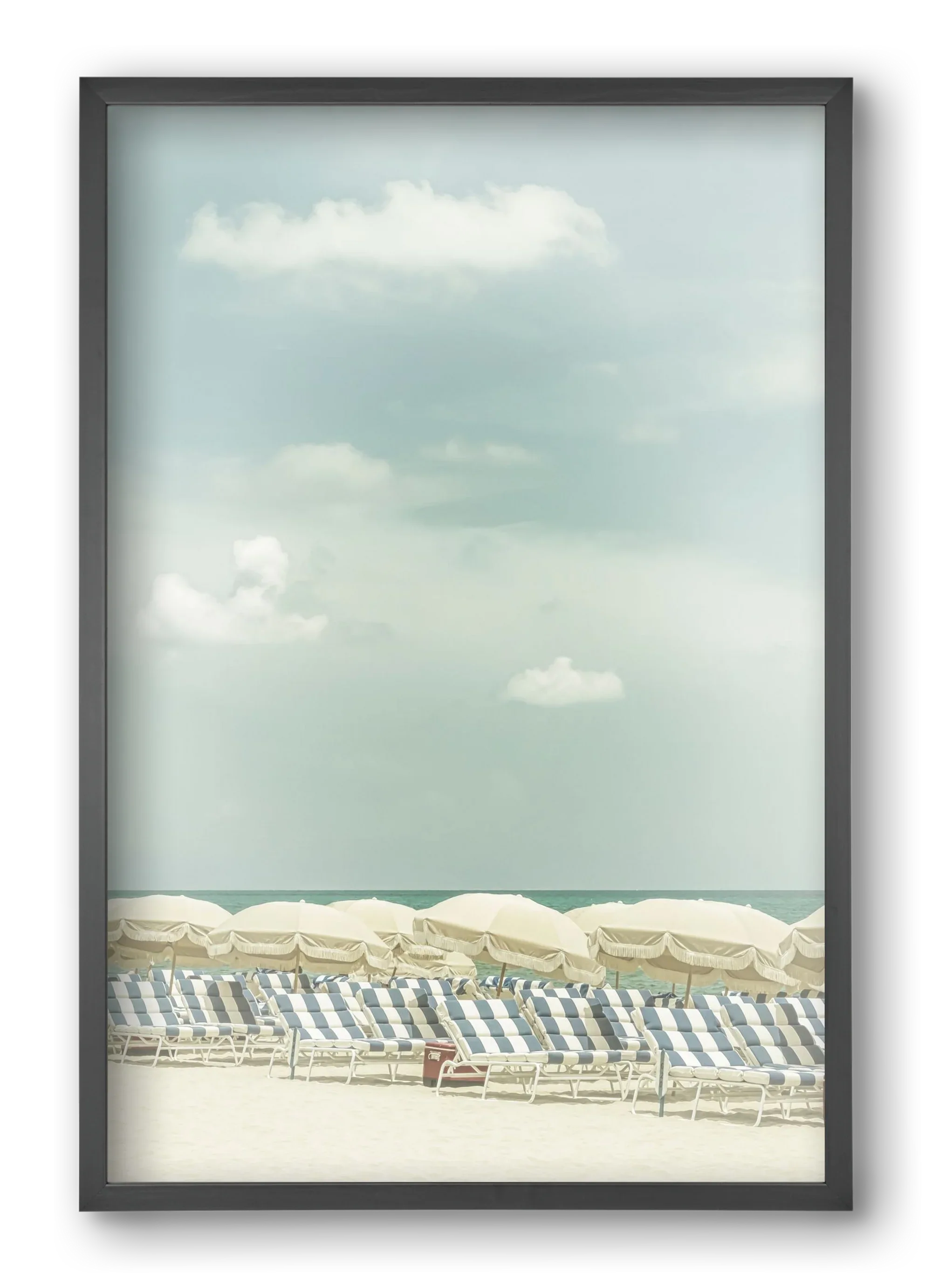 Vintage beach scene - artbridge