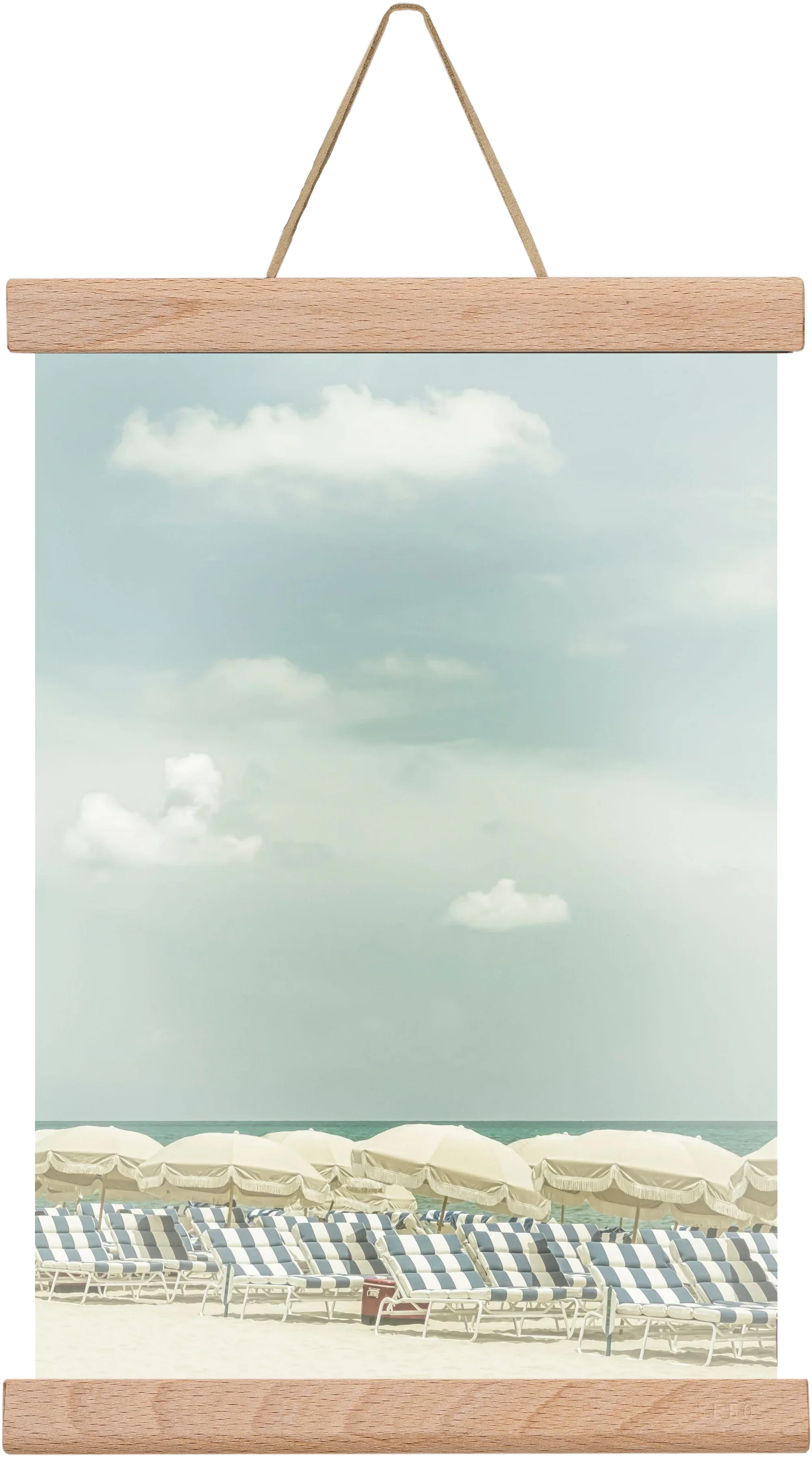 Vintage beach scene - artbridge