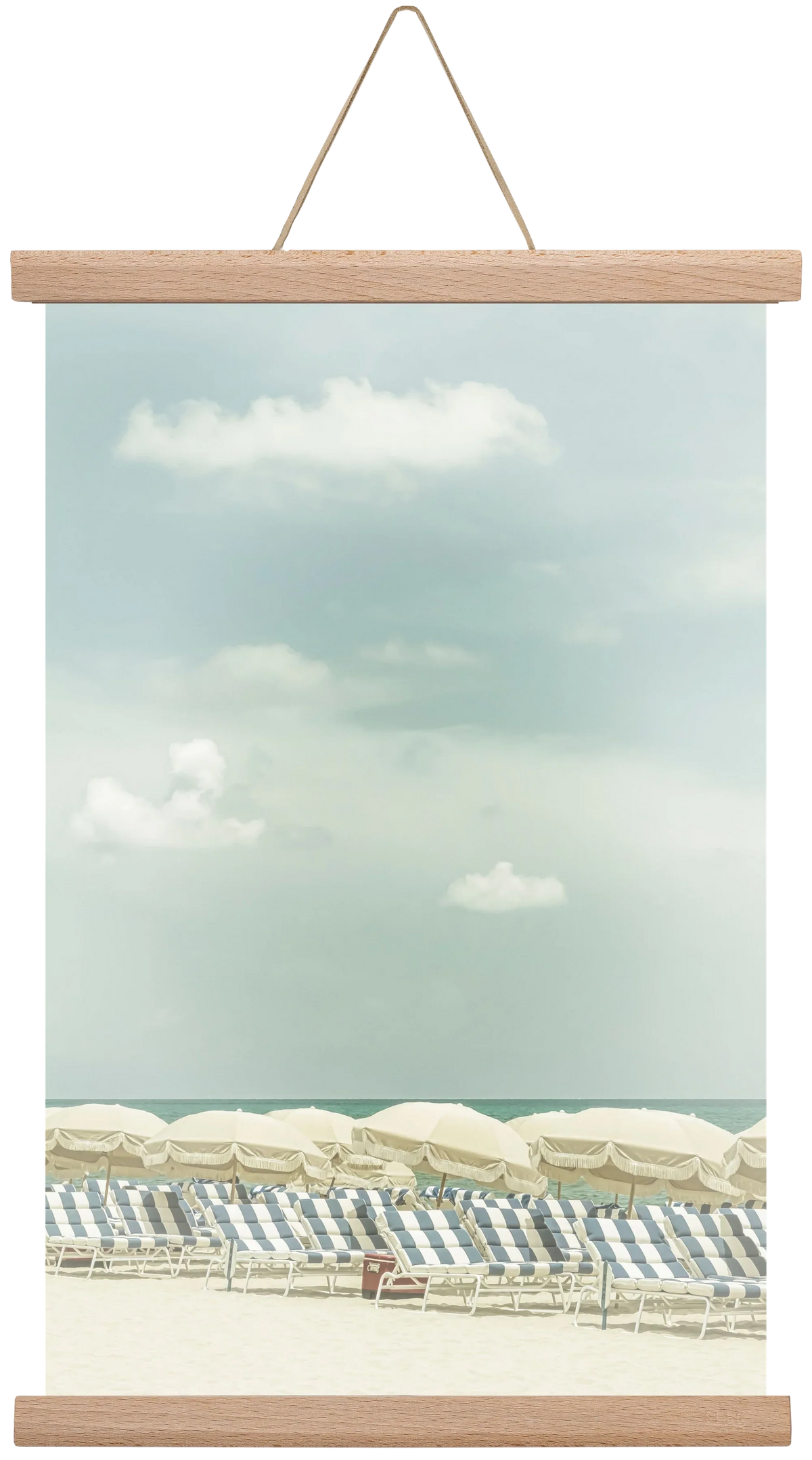Vintage beach scene - artbridge