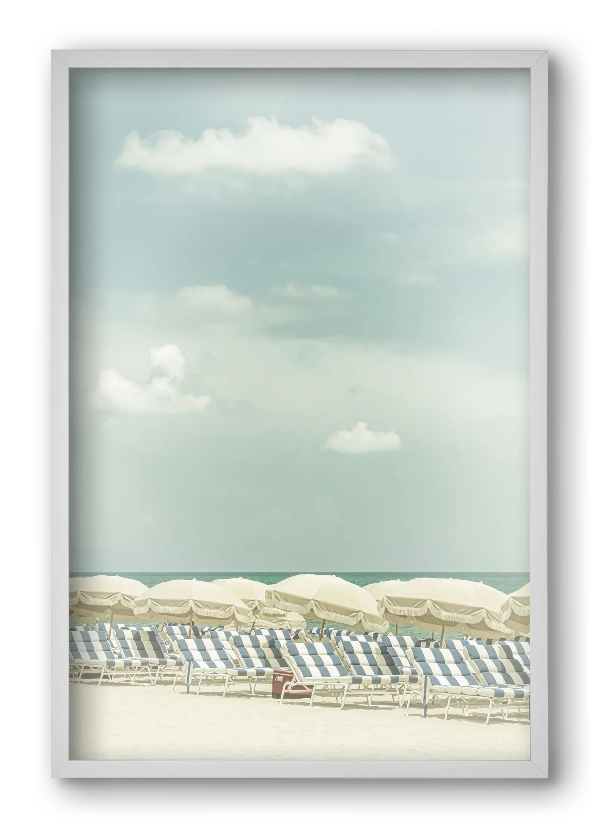 Vintage beach scene - artbridge