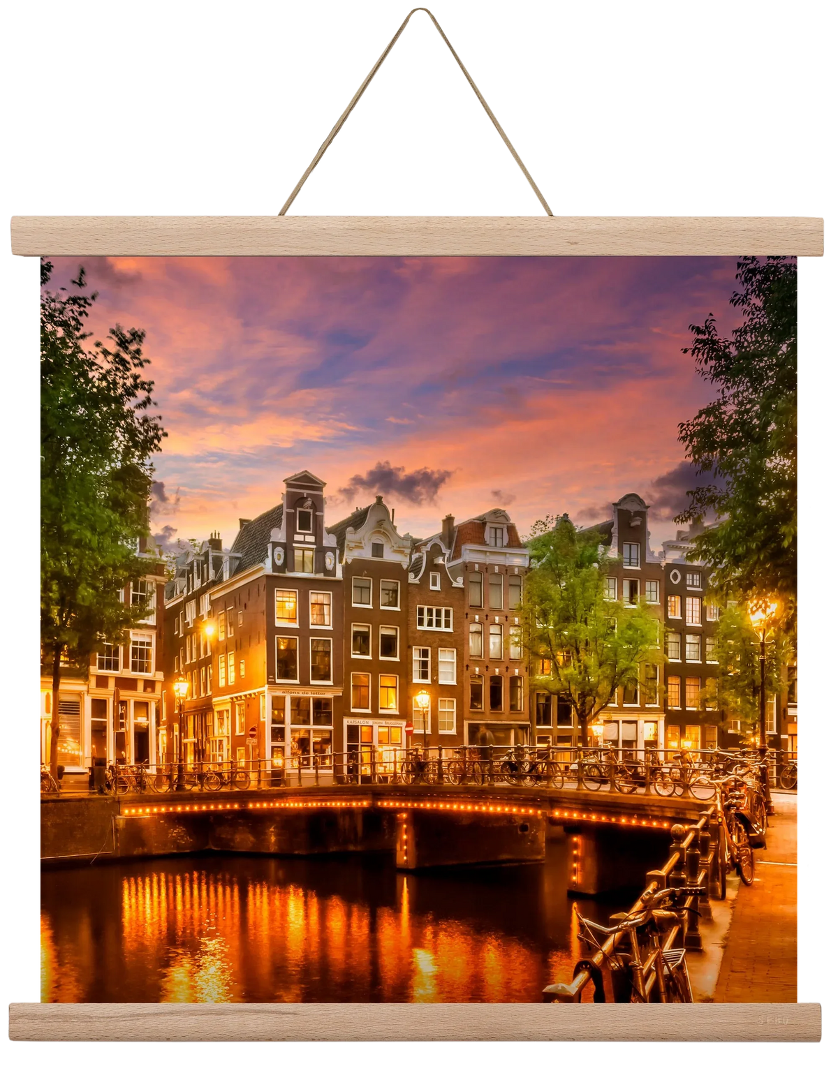 AMSTERDAM Idyllic impression from Singel - artbridge