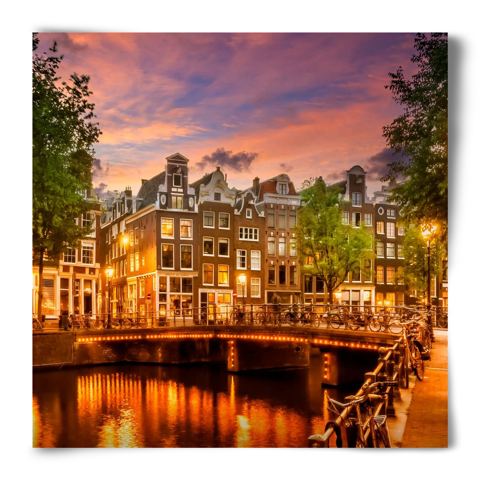AMSTERDAM Idyllic impression from Singel - artbridge