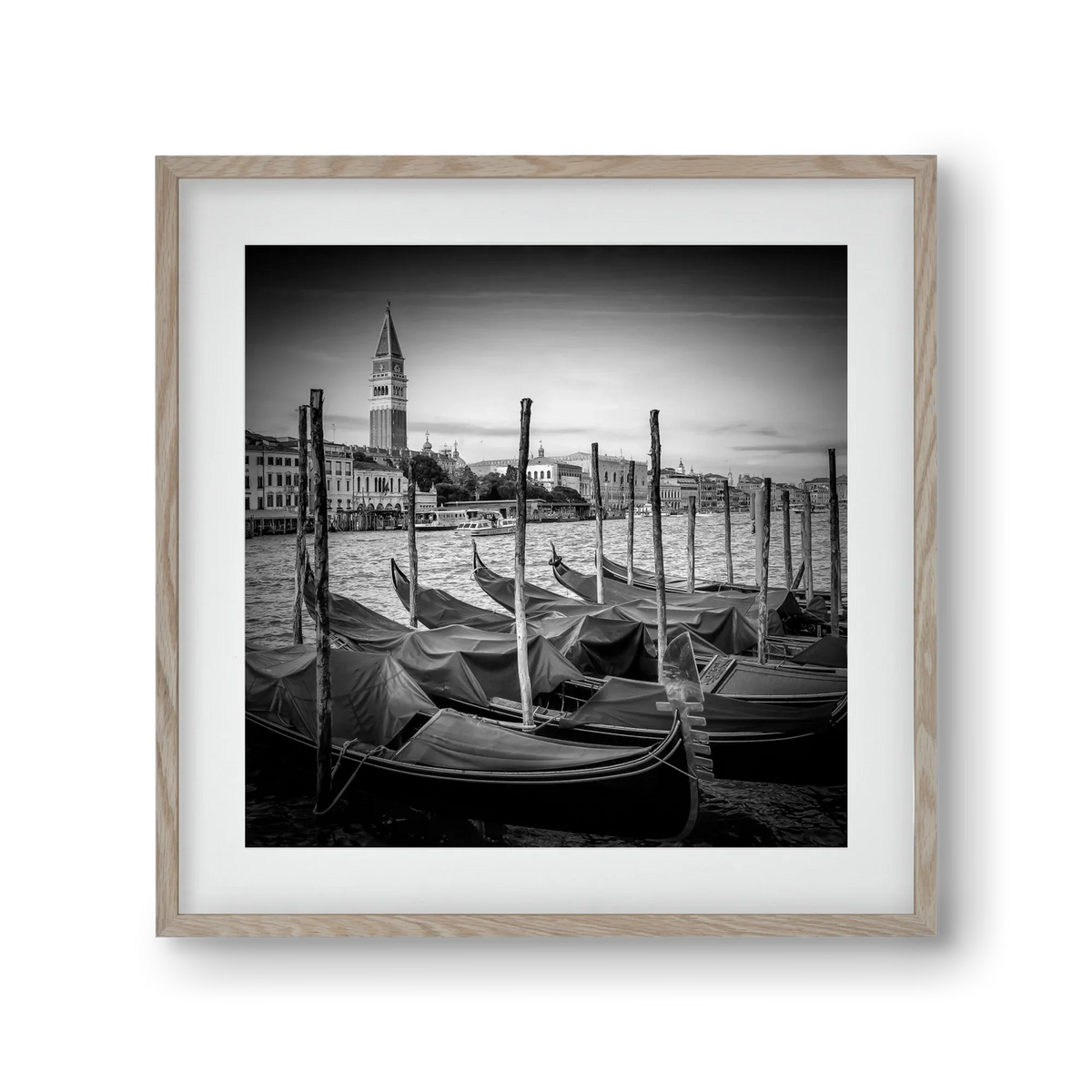 VENICE Grand Canal and St Mark's Campanile | Monochrome - artbridge