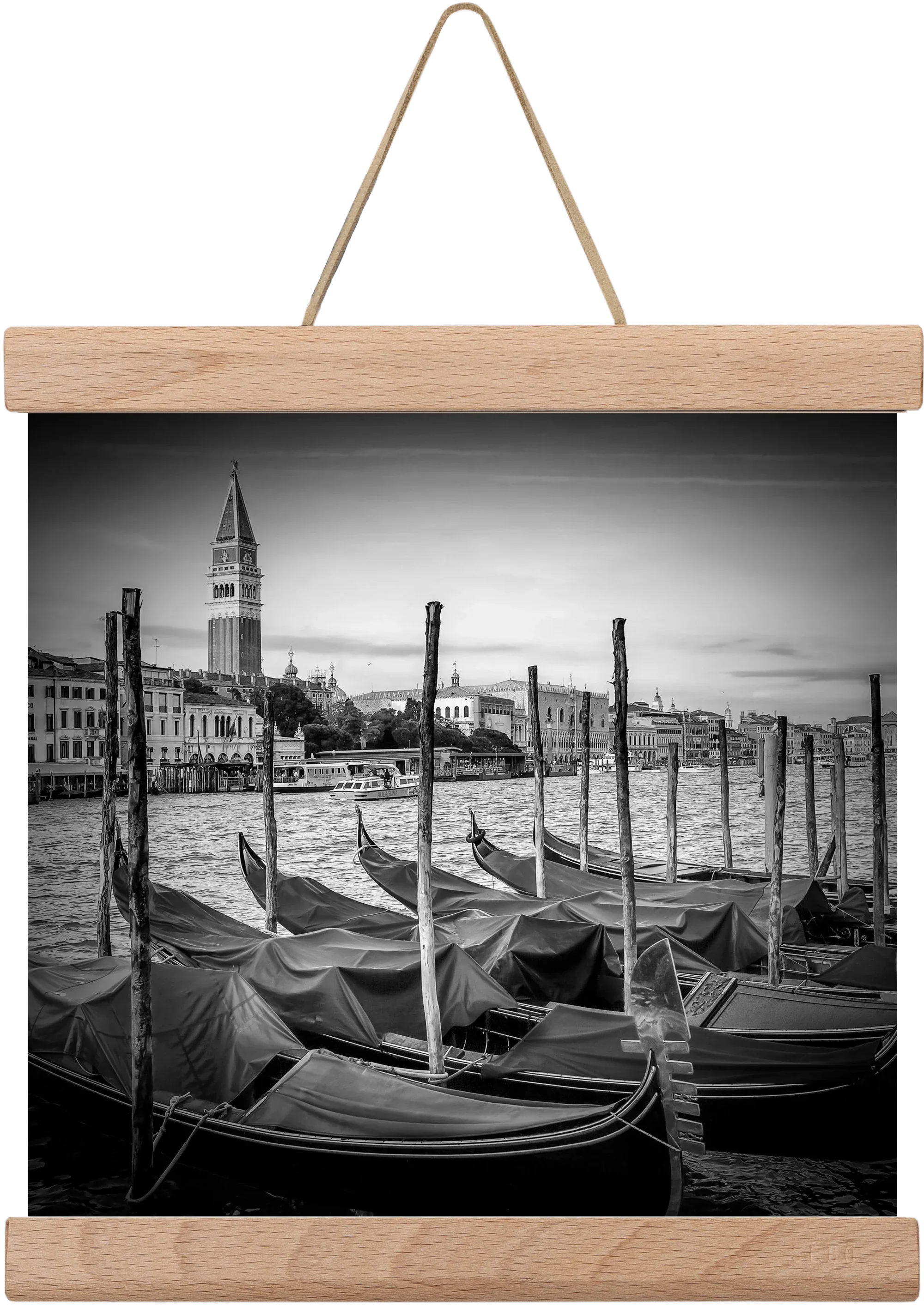VENICE Grand Canal and St Mark's Campanile | Monochrome - artbridge