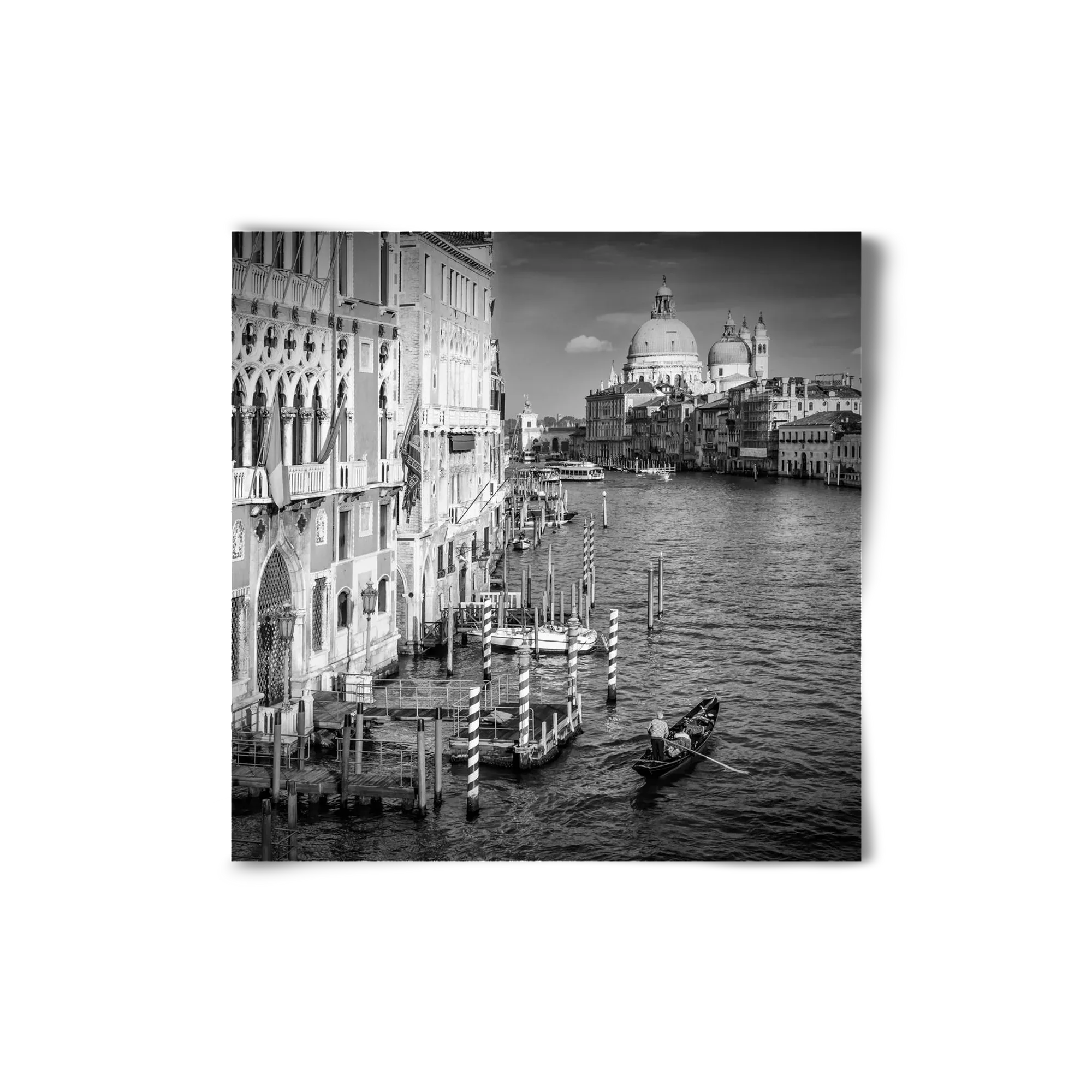 VENICE Canal Grande & Santa Maria della Salute | Monochrome - artbridge