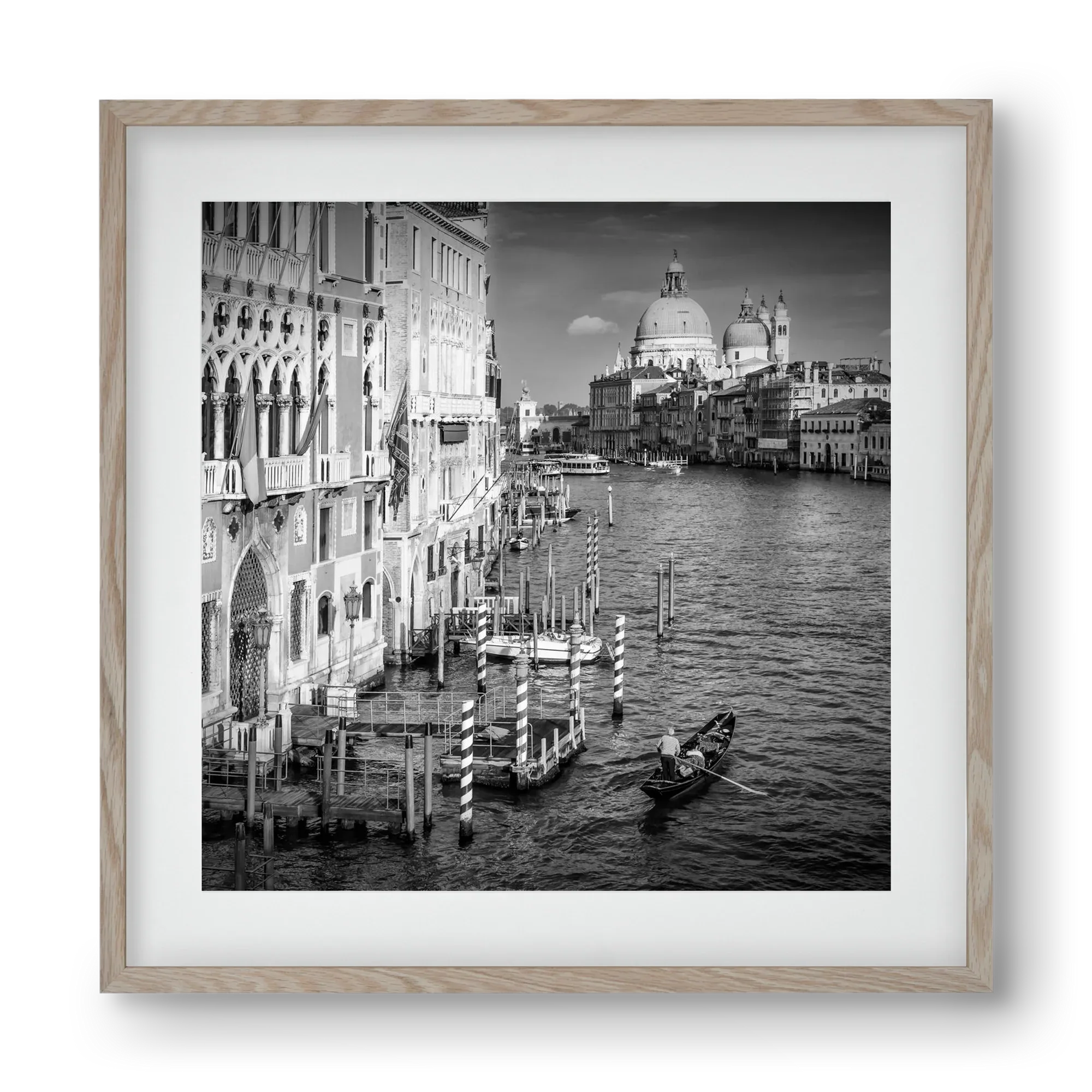 VENICE Canal Grande & Santa Maria della Salute | Monochrome - artbridge