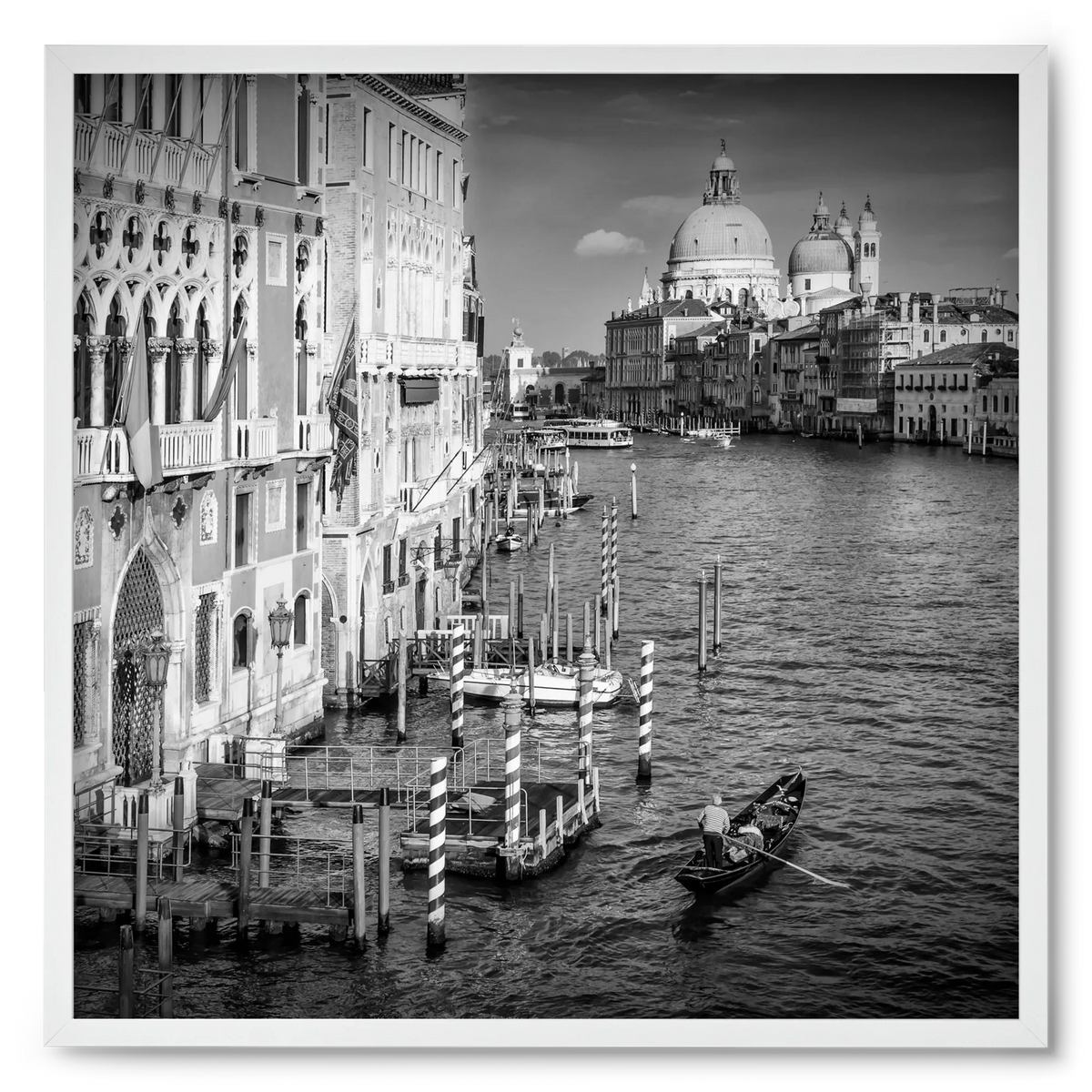 VENICE Canal Grande & Santa Maria della Salute | Monochrome - artbridge