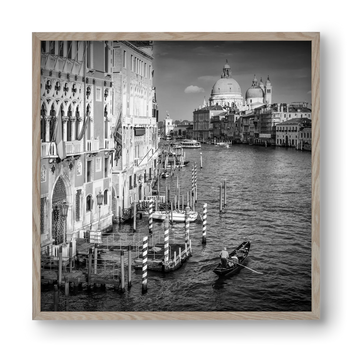 VENICE Canal Grande & Santa Maria della Salute | Monochrome - artbridge