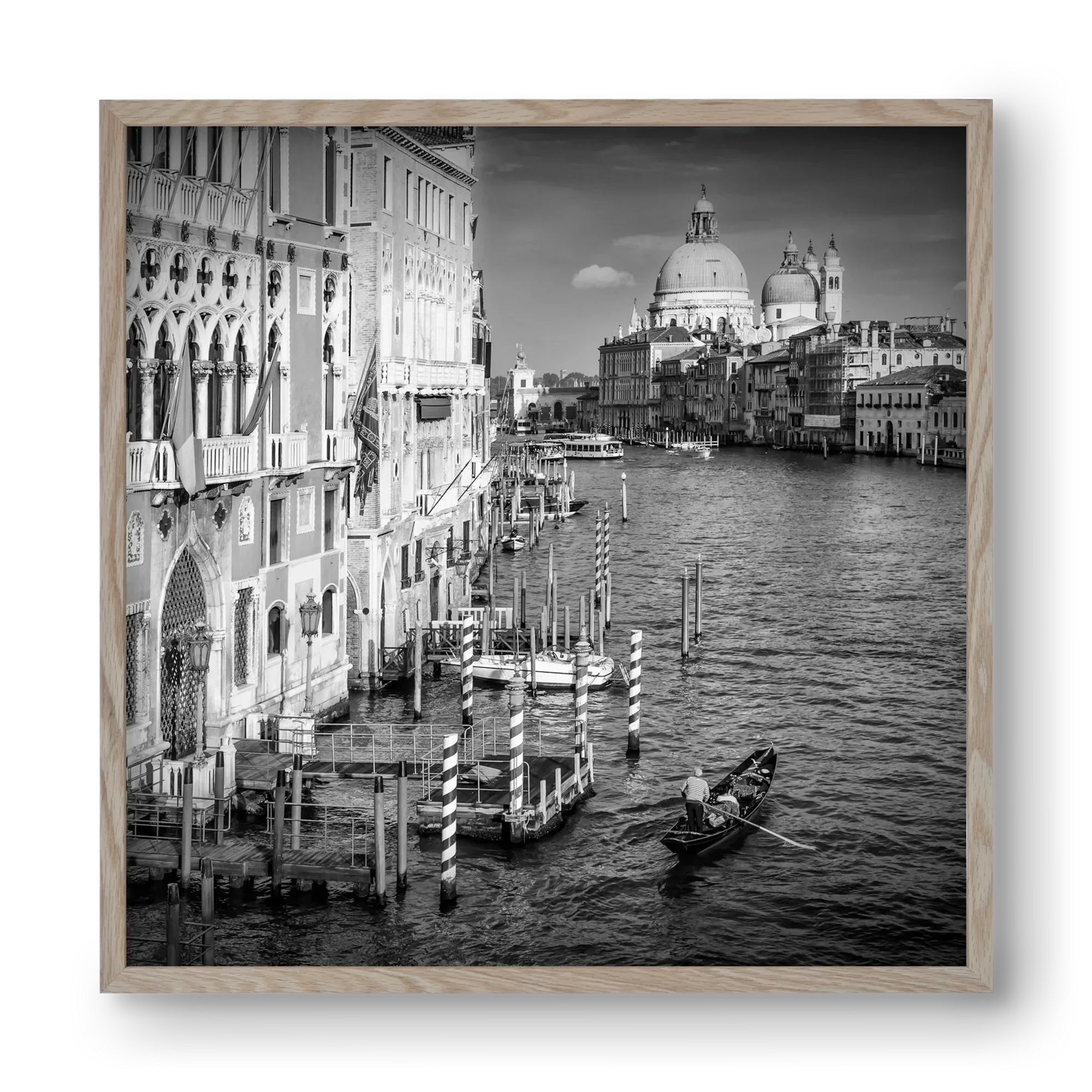 VENICE Canal Grande & Santa Maria della Salute | Monochrome - artbridge