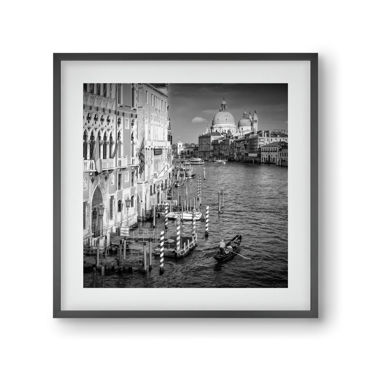 VENICE Canal Grande & Santa Maria della Salute | Monochrome - artbridge