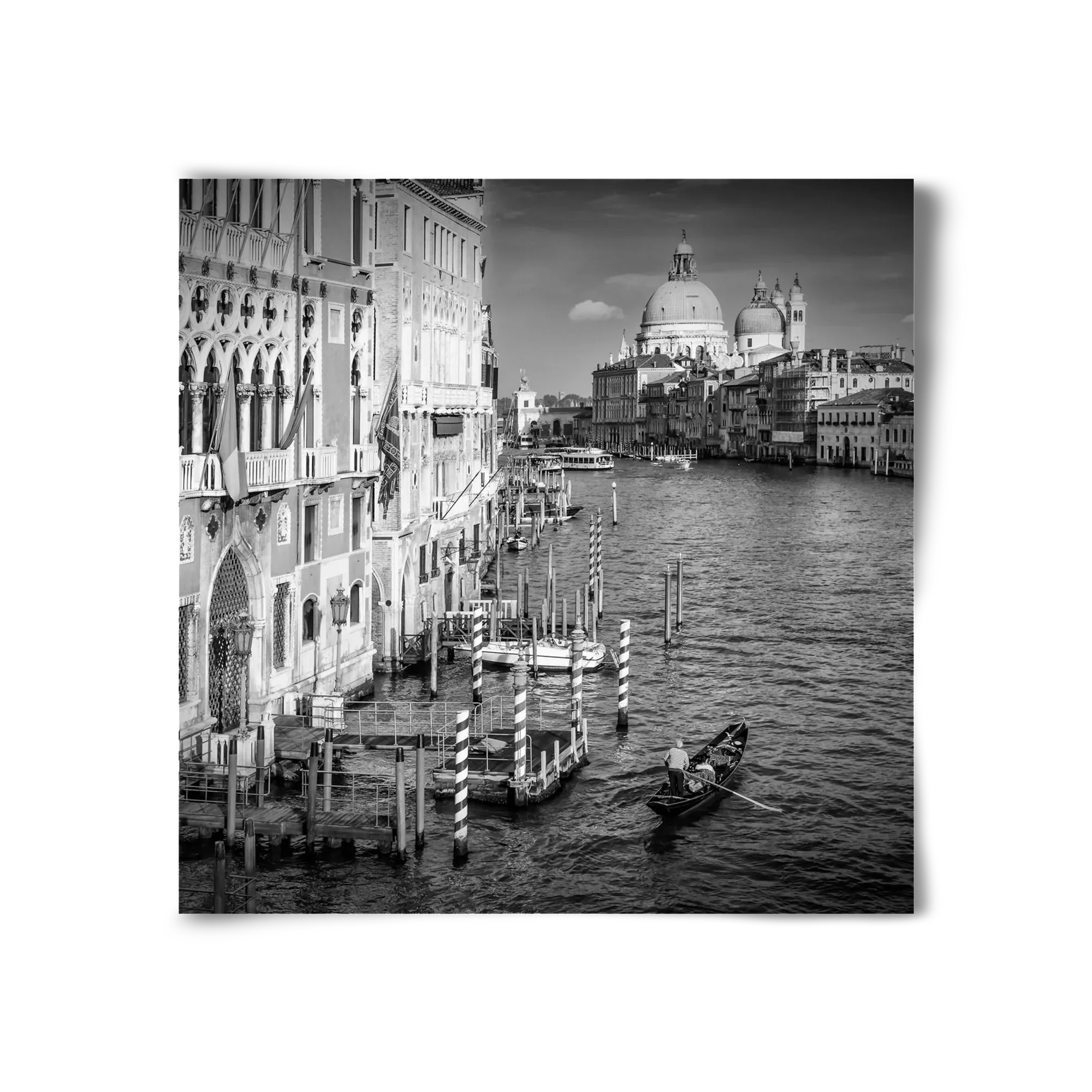 VENICE Canal Grande & Santa Maria della Salute | Monochrome - artbridge