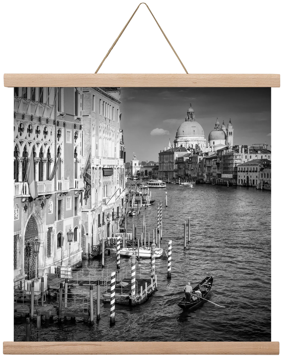 VENICE Canal Grande & Santa Maria della Salute | Monochrome - artbridge