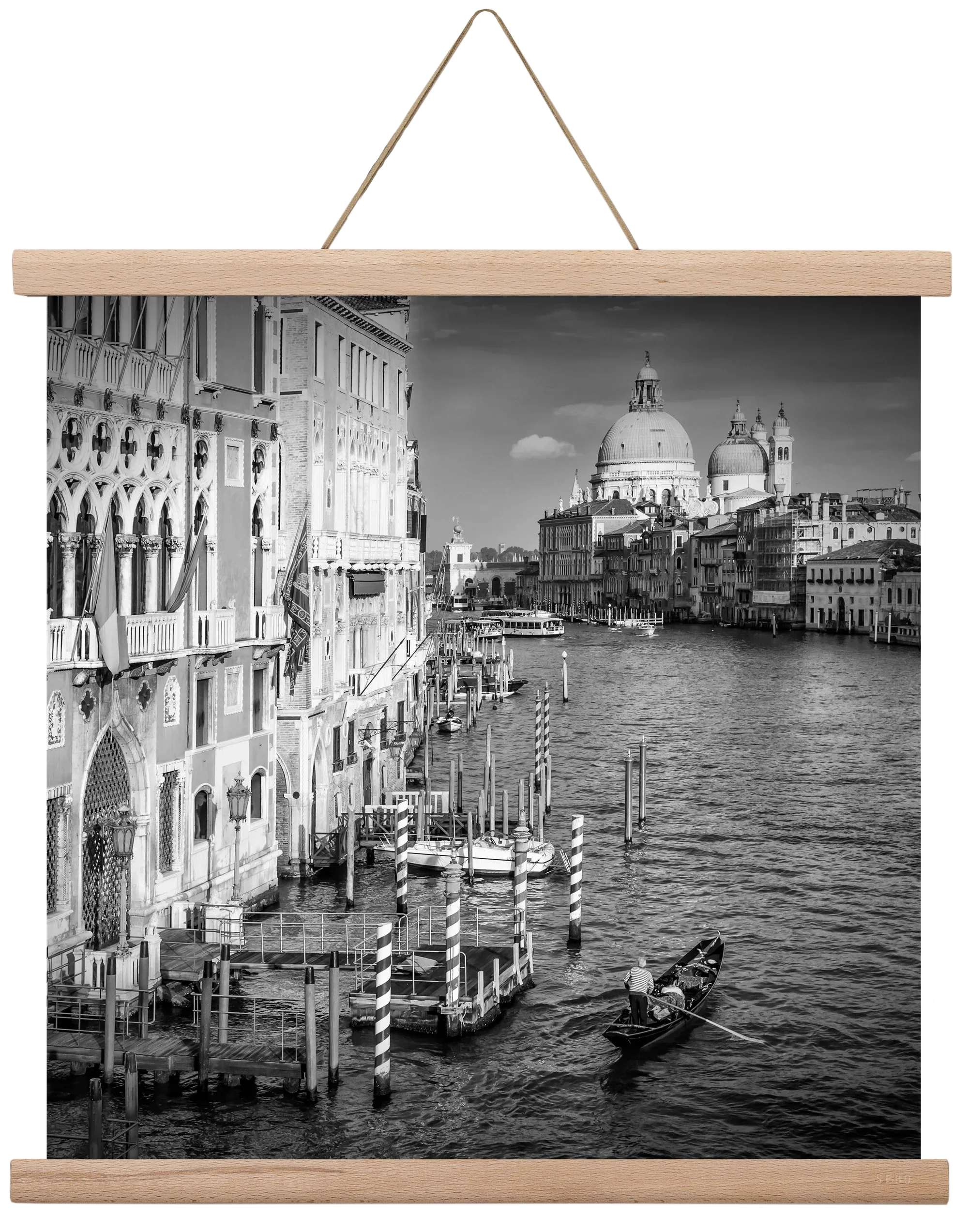 VENICE Canal Grande & Santa Maria della Salute | Monochrome - artbridge
