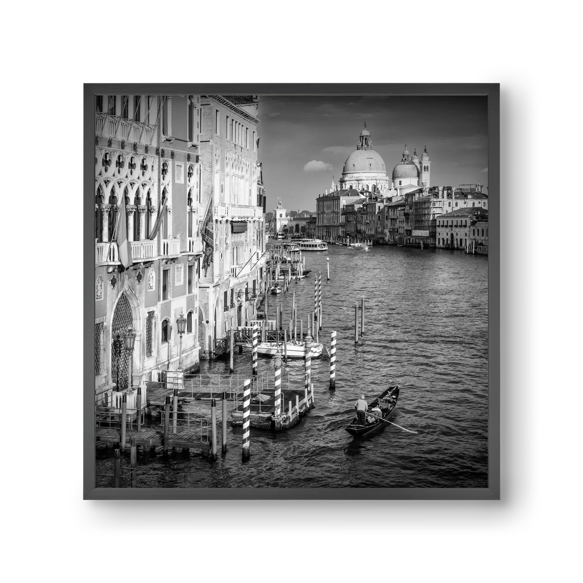 VENICE Canal Grande & Santa Maria della Salute | Monochrome - artbridge