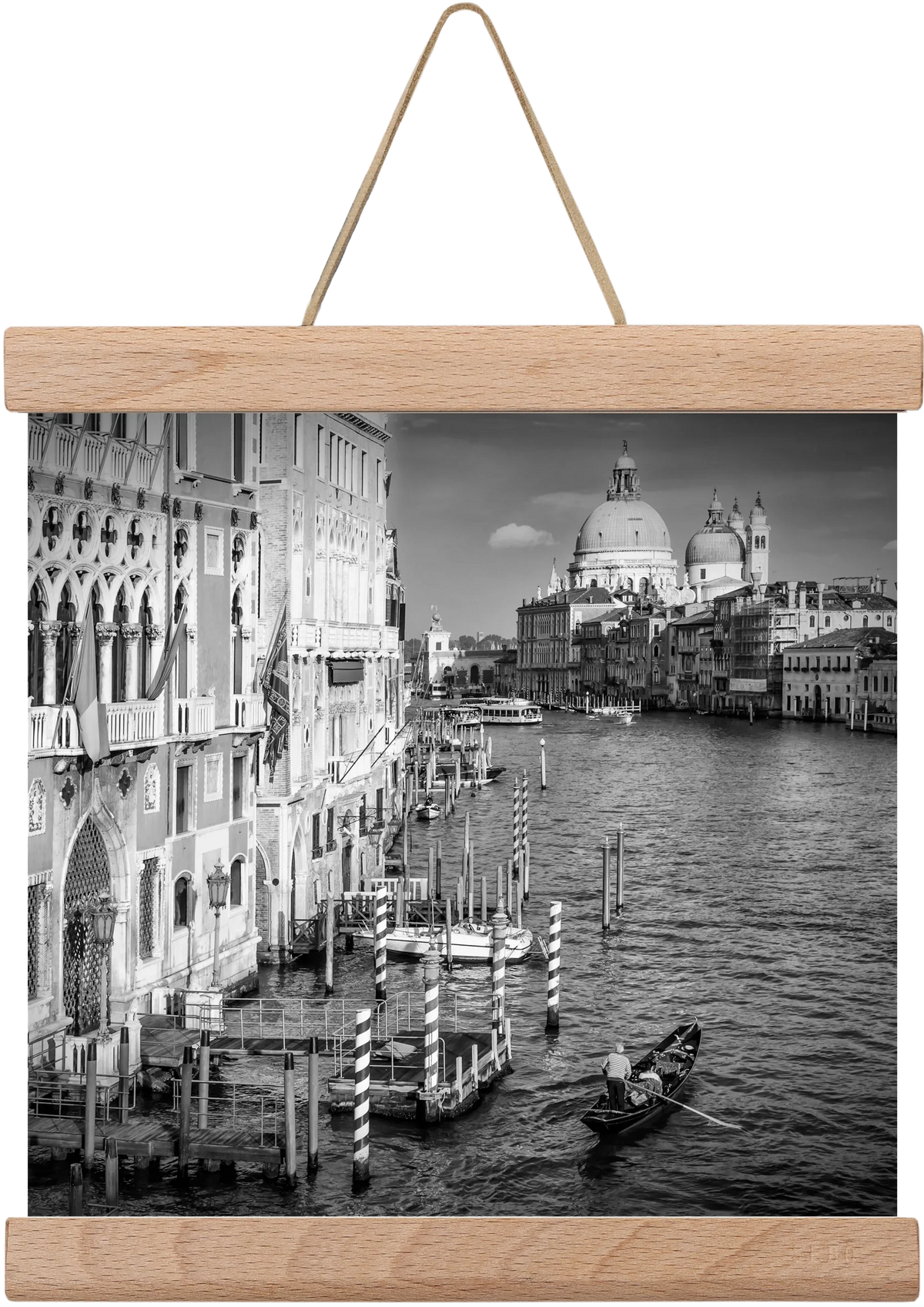 VENICE Canal Grande & Santa Maria della Salute | Monochrome - artbridge