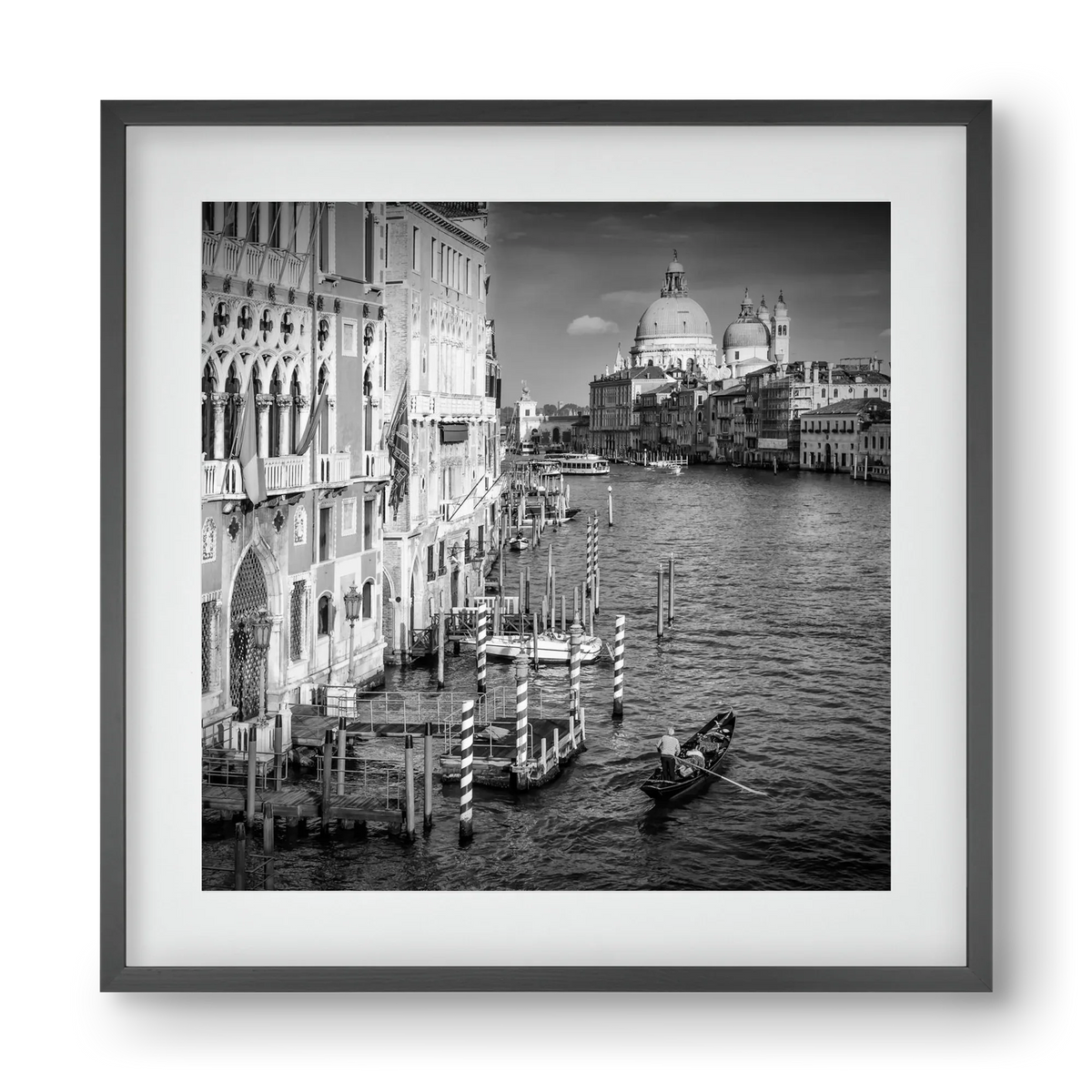 VENICE Canal Grande & Santa Maria della Salute | Monochrome - artbridge