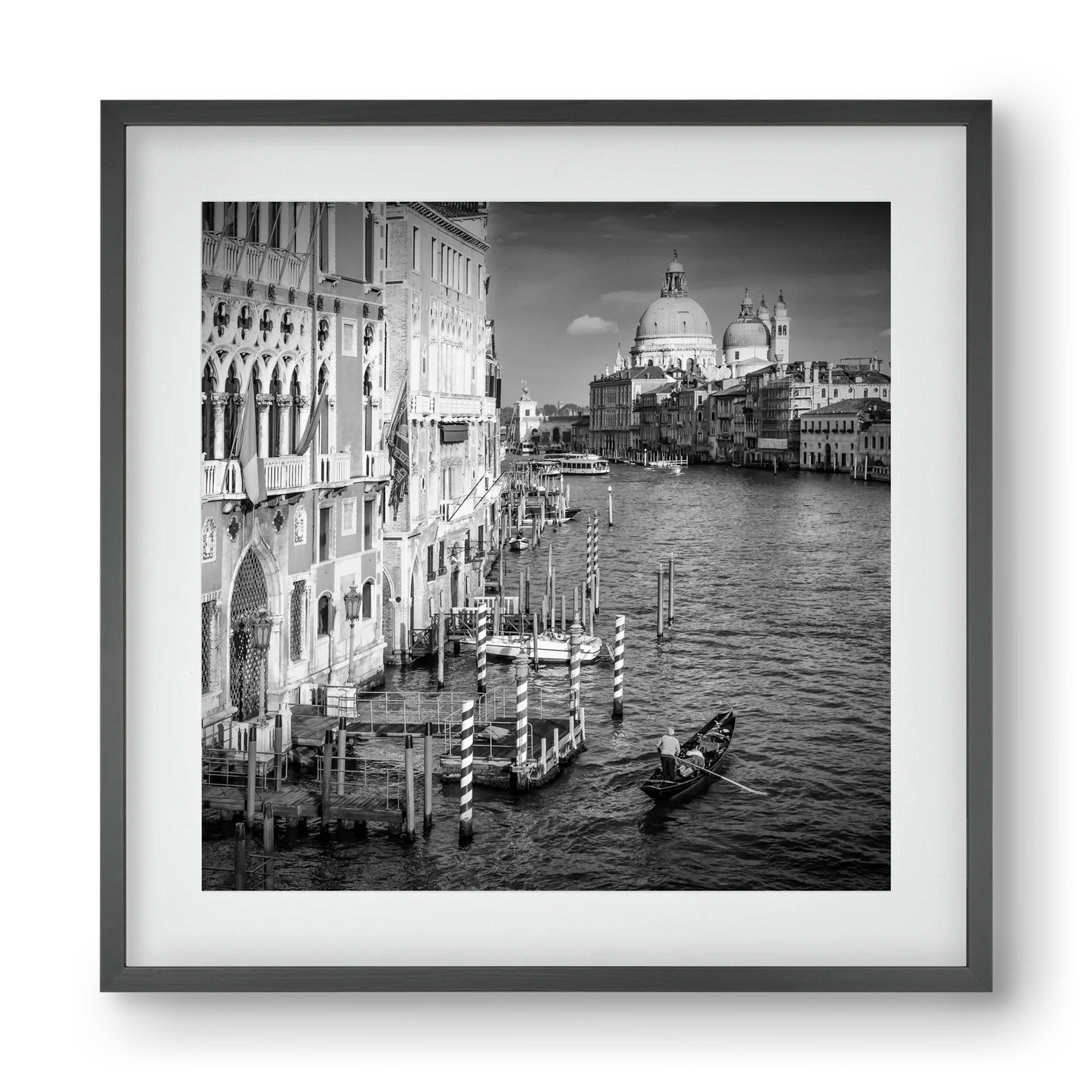 VENICE Canal Grande & Santa Maria della Salute | Monochrome - artbridge