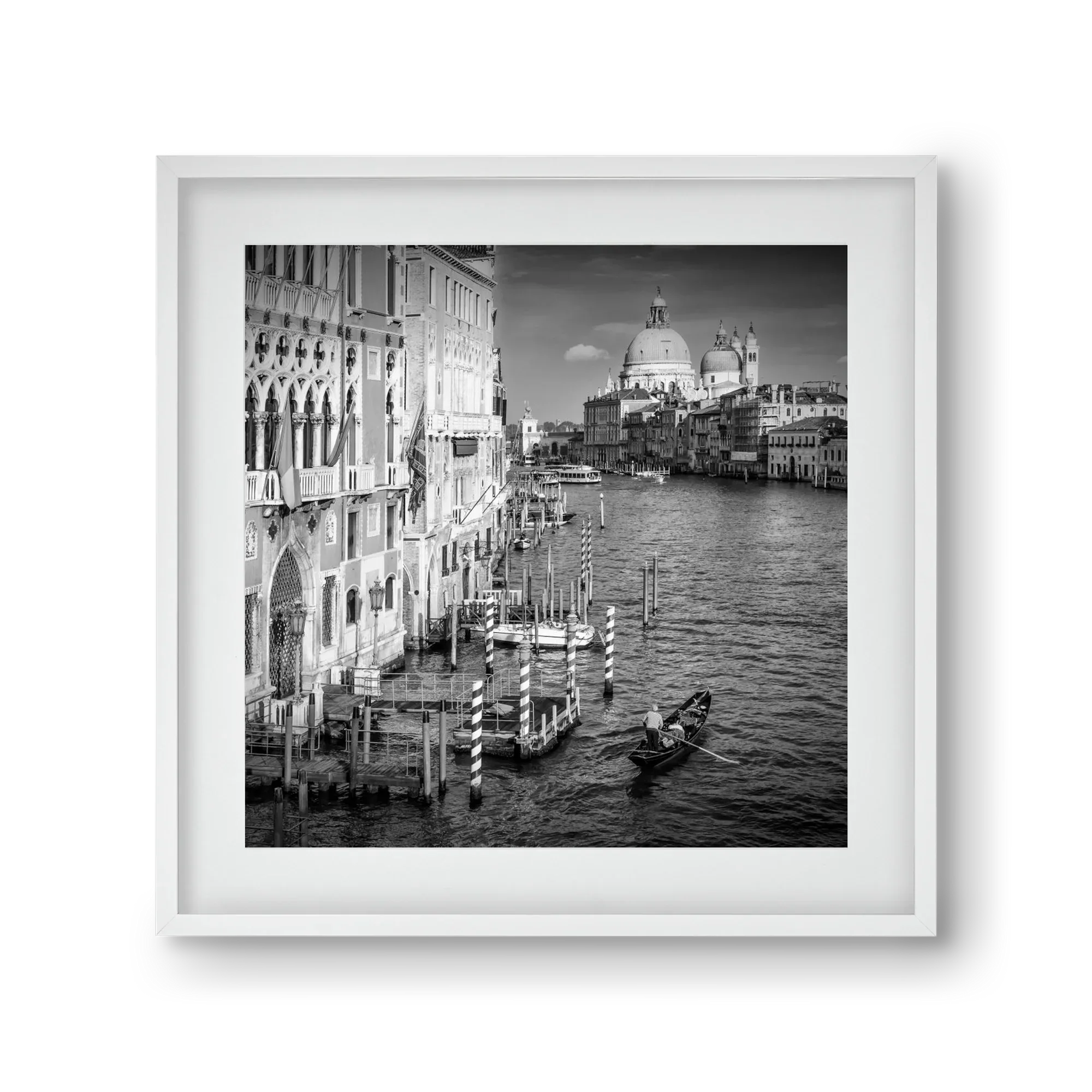 VENICE Canal Grande & Santa Maria della Salute | Monochrome - artbridge