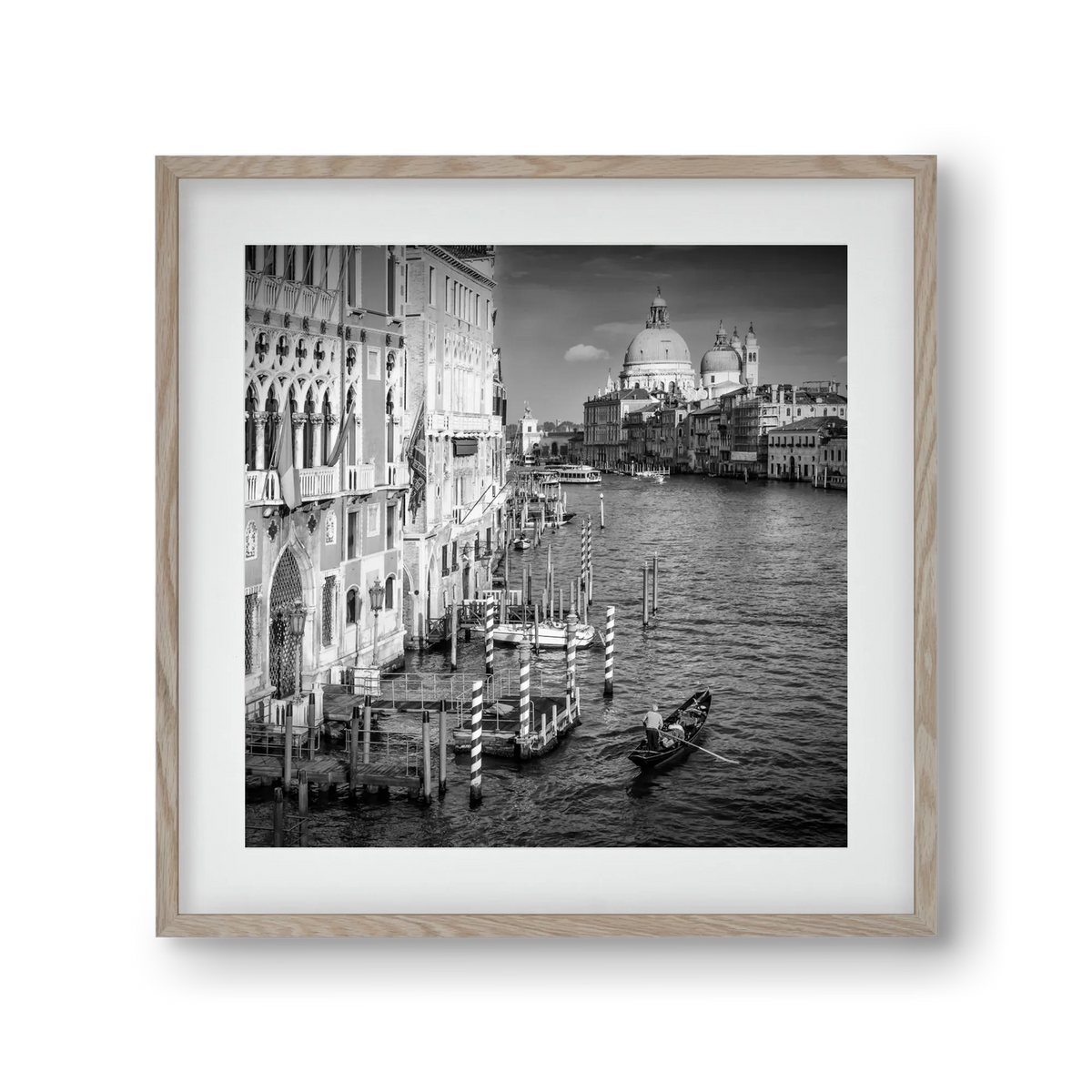 VENICE Canal Grande & Santa Maria della Salute | Monochrome - artbridge
