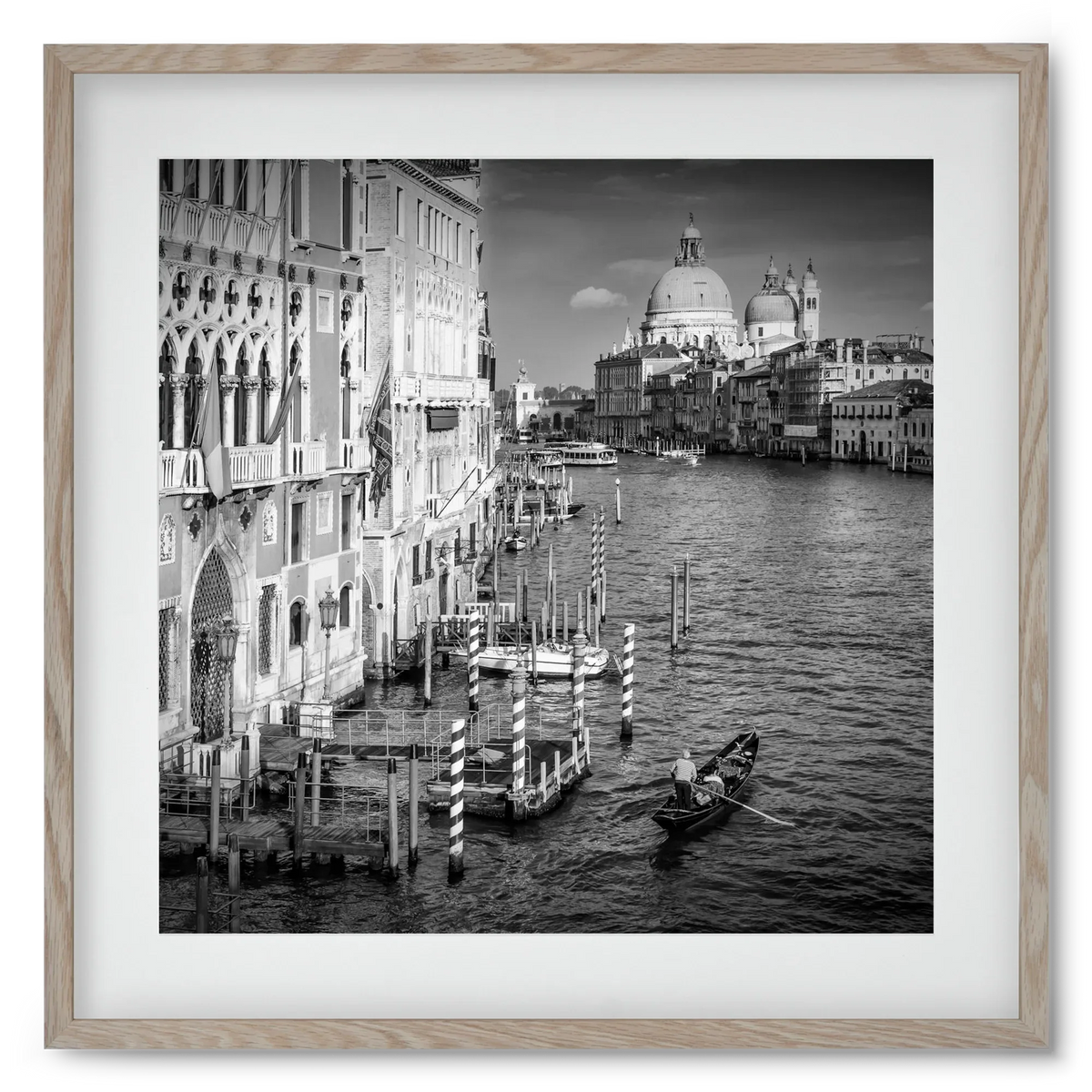 VENICE Canal Grande & Santa Maria della Salute | Monochrome - artbridge