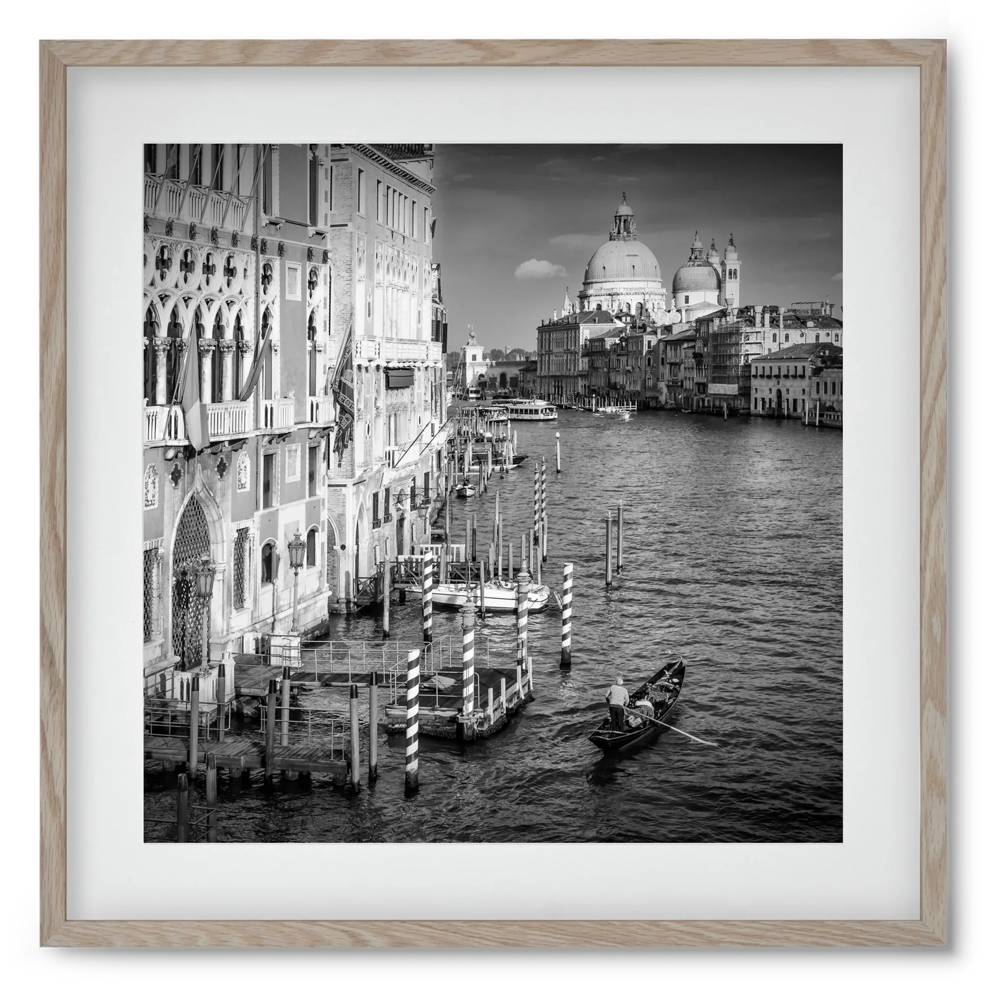 VENICE Canal Grande & Santa Maria della Salute | Monochrome - artbridge