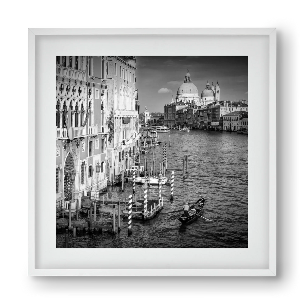 VENICE Canal Grande & Santa Maria della Salute | Monochrome - artbridge