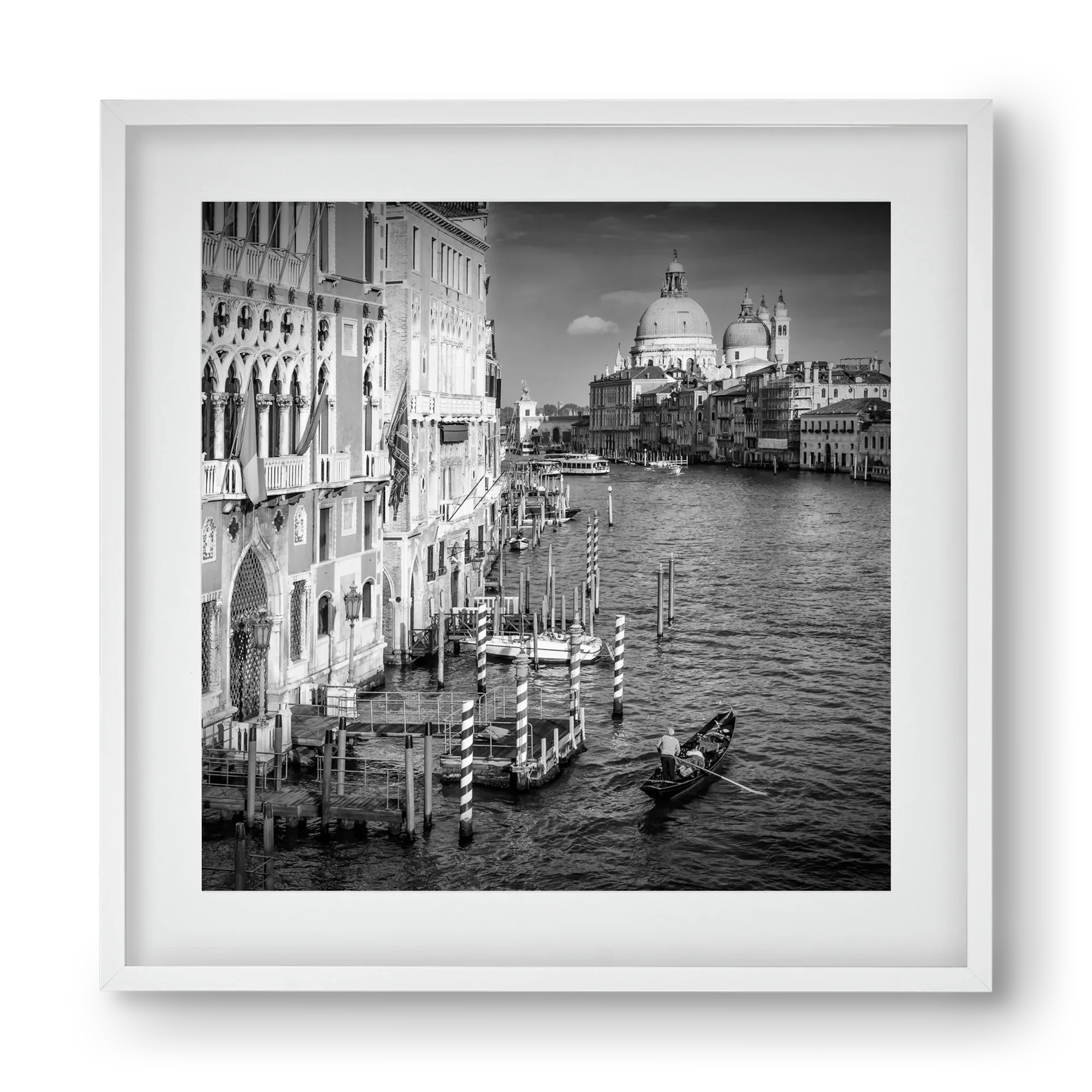 VENICE Canal Grande & Santa Maria della Salute | Monochrome - artbridge