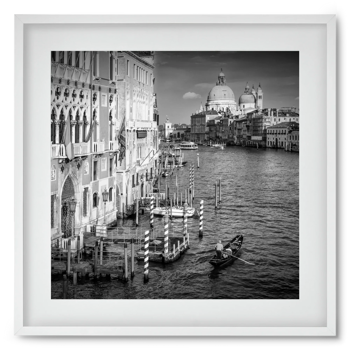 VENICE Canal Grande & Santa Maria della Salute | Monochrome - artbridge