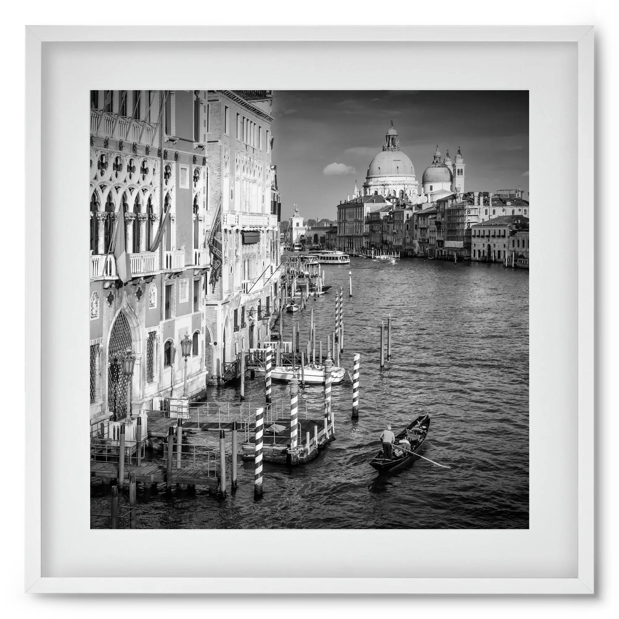VENICE Canal Grande & Santa Maria della Salute | Monochrome - artbridge