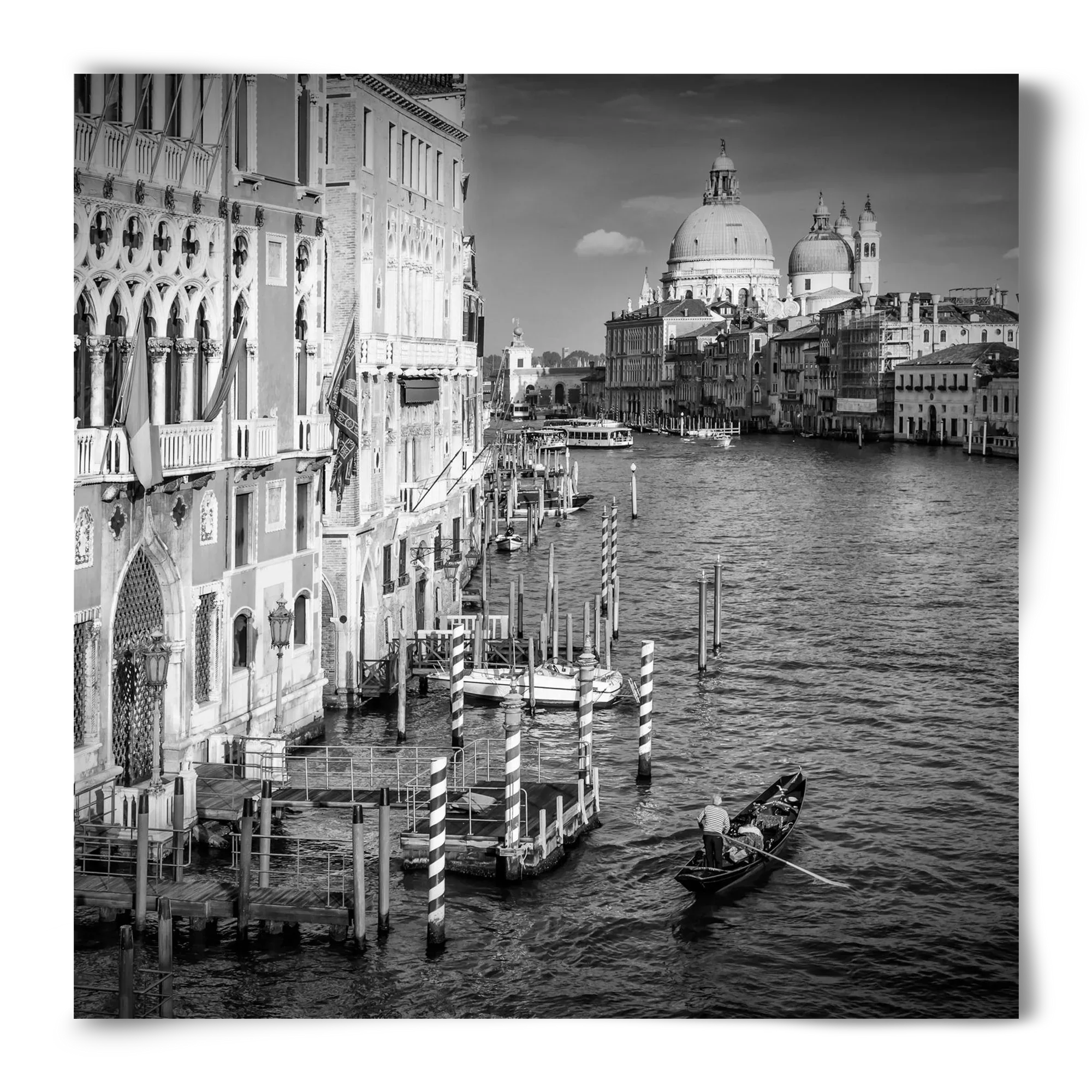 VENICE Canal Grande & Santa Maria della Salute | Monochrome - artbridge