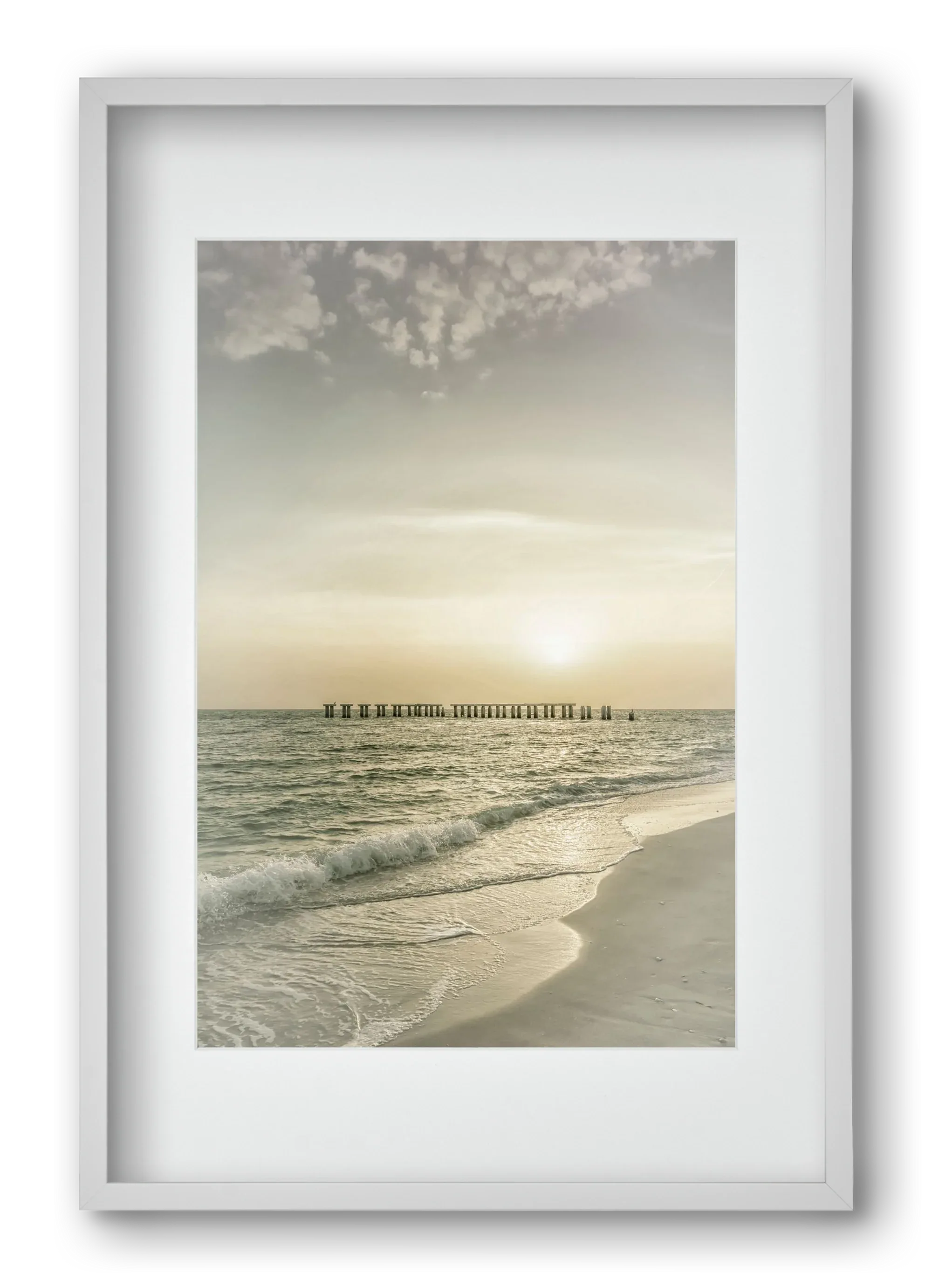 Gasparilla Island Sunset | Vintage - artbridge