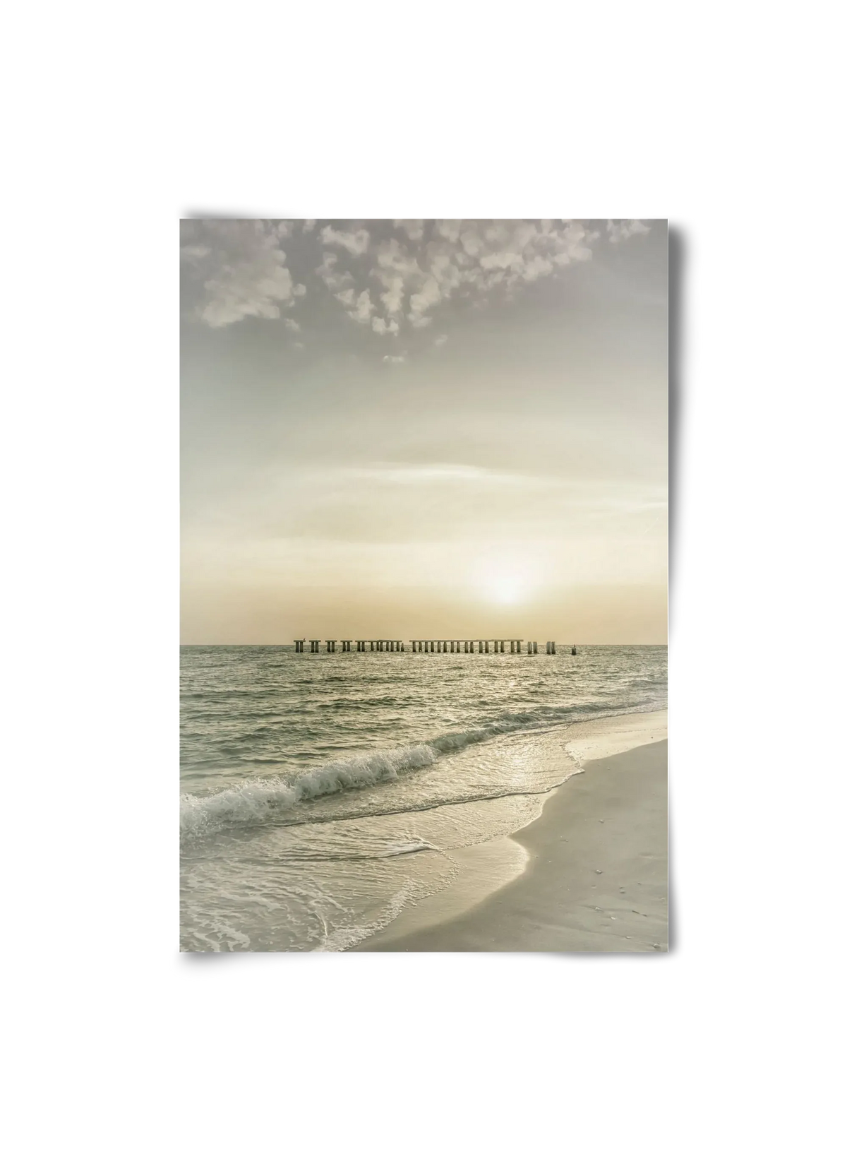 Gasparilla Island Sunset | Vintage - artbridge