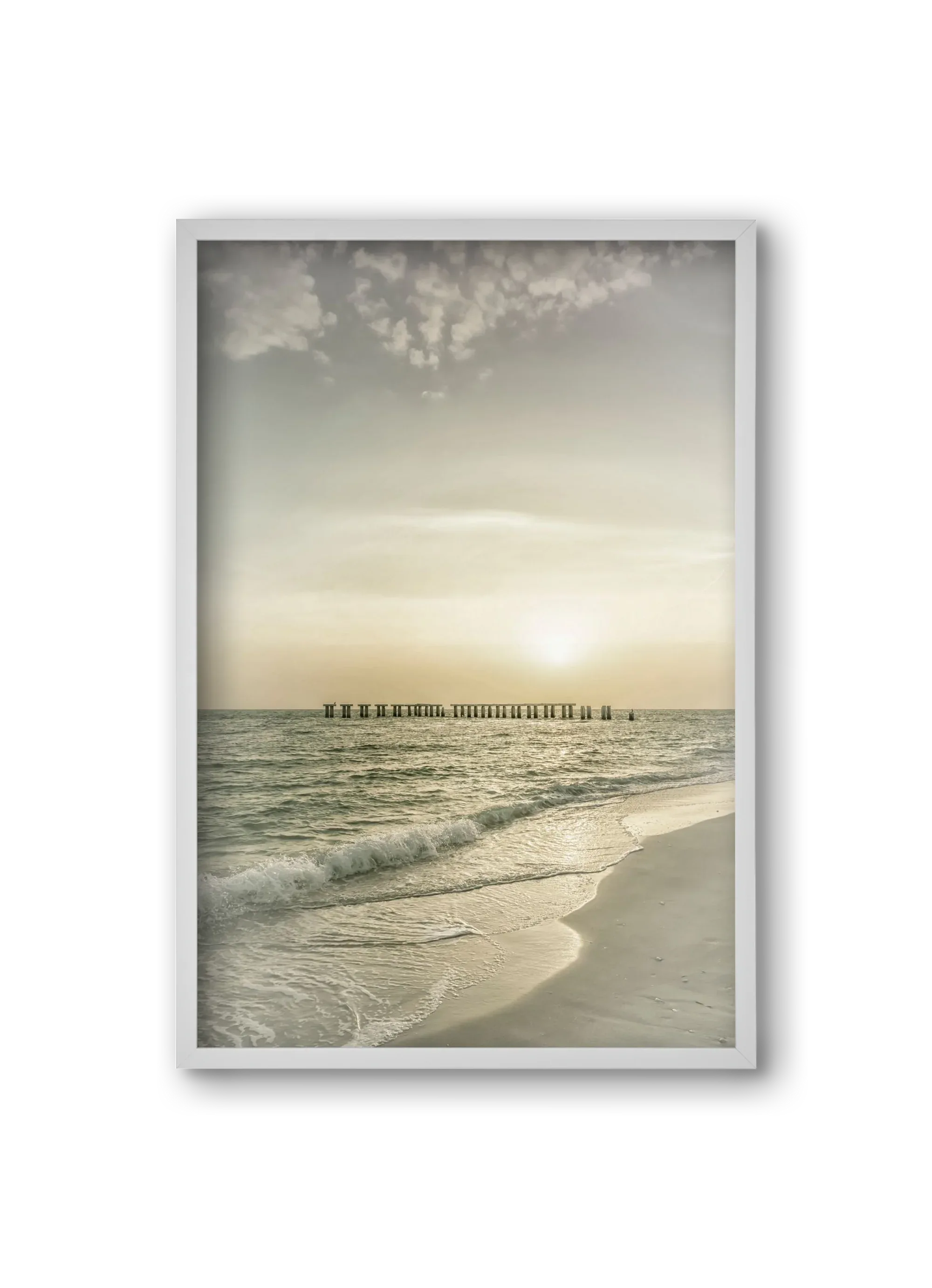 Gasparilla Island Sunset | Vintage - artbridge