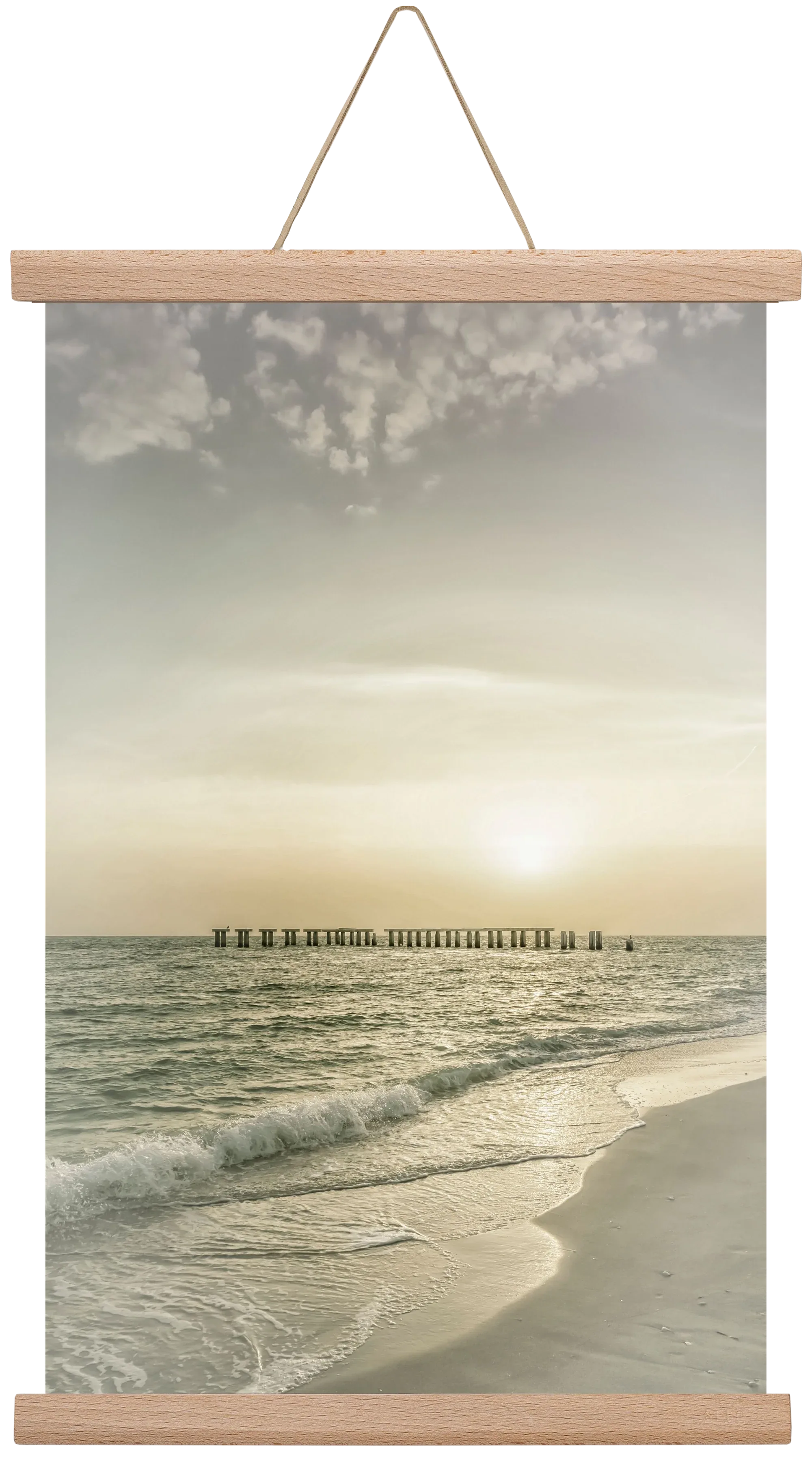 Gasparilla Island Sunset | Vintage - artbridge