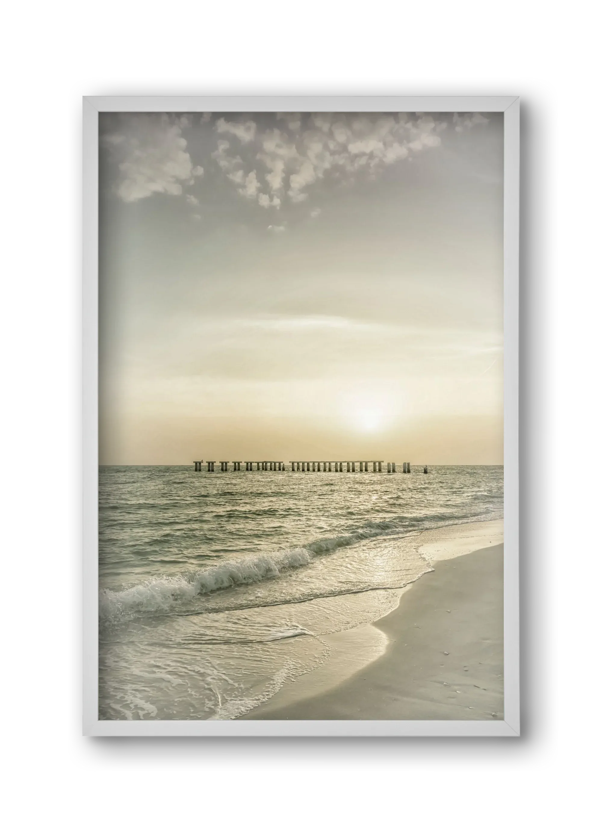 Gasparilla Island Sunset | Vintage - artbridge