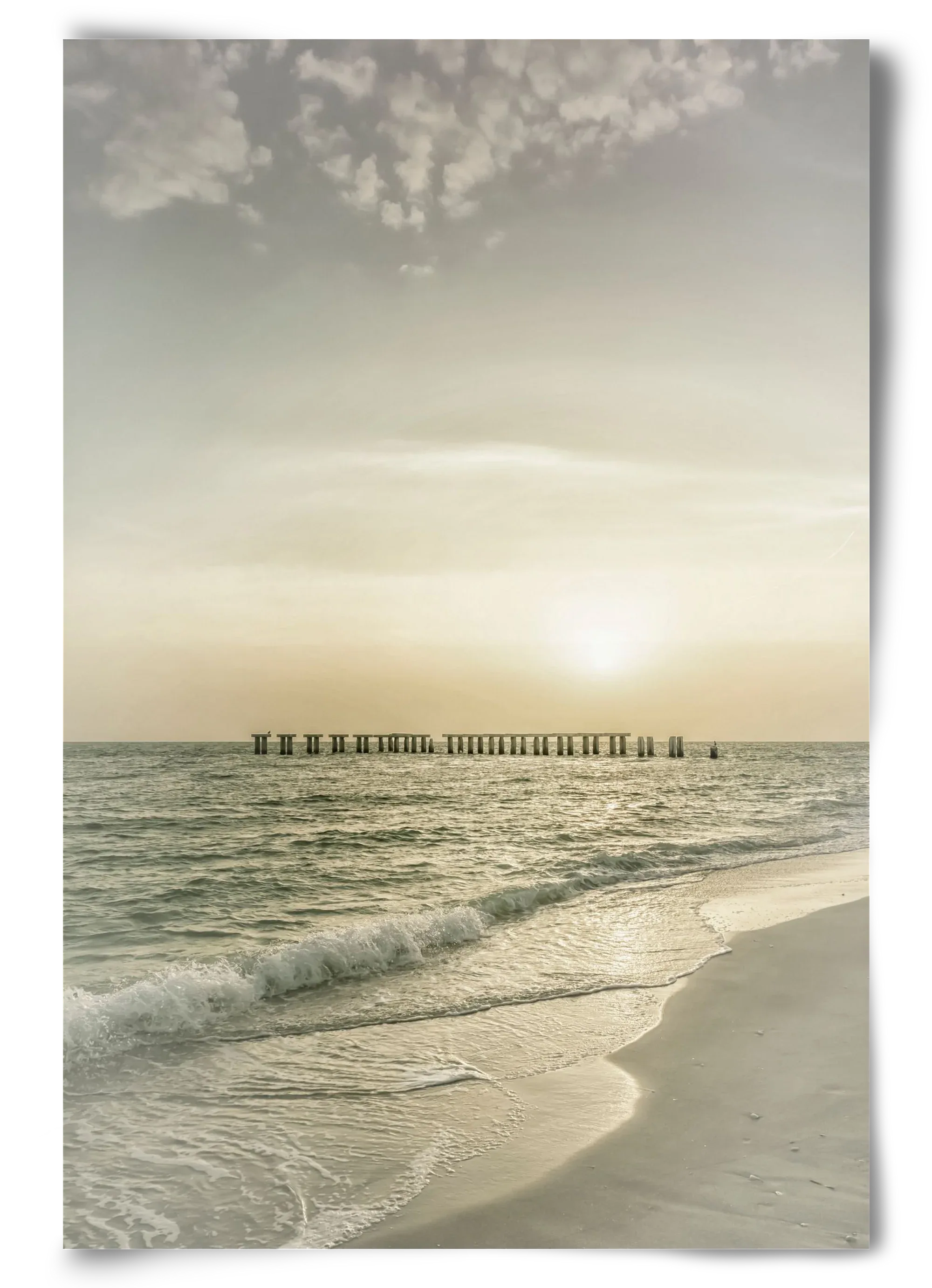 Gasparilla Island Sunset | Vintage - artbridge