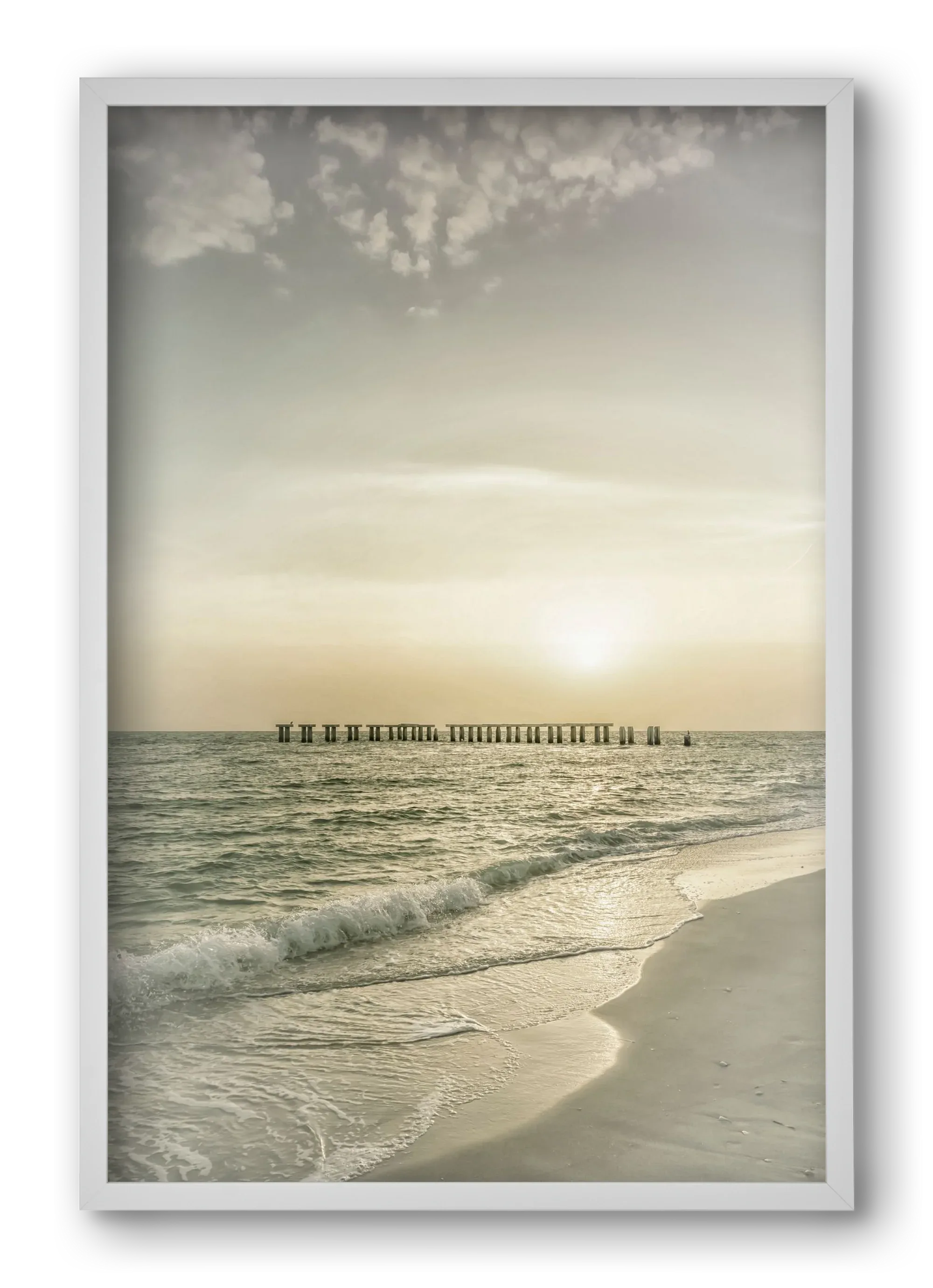 Gasparilla Island Sunset | Vintage - artbridge