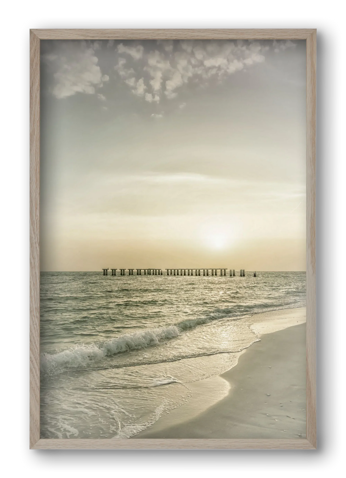Gasparilla Island Sunset | Vintage - artbridge