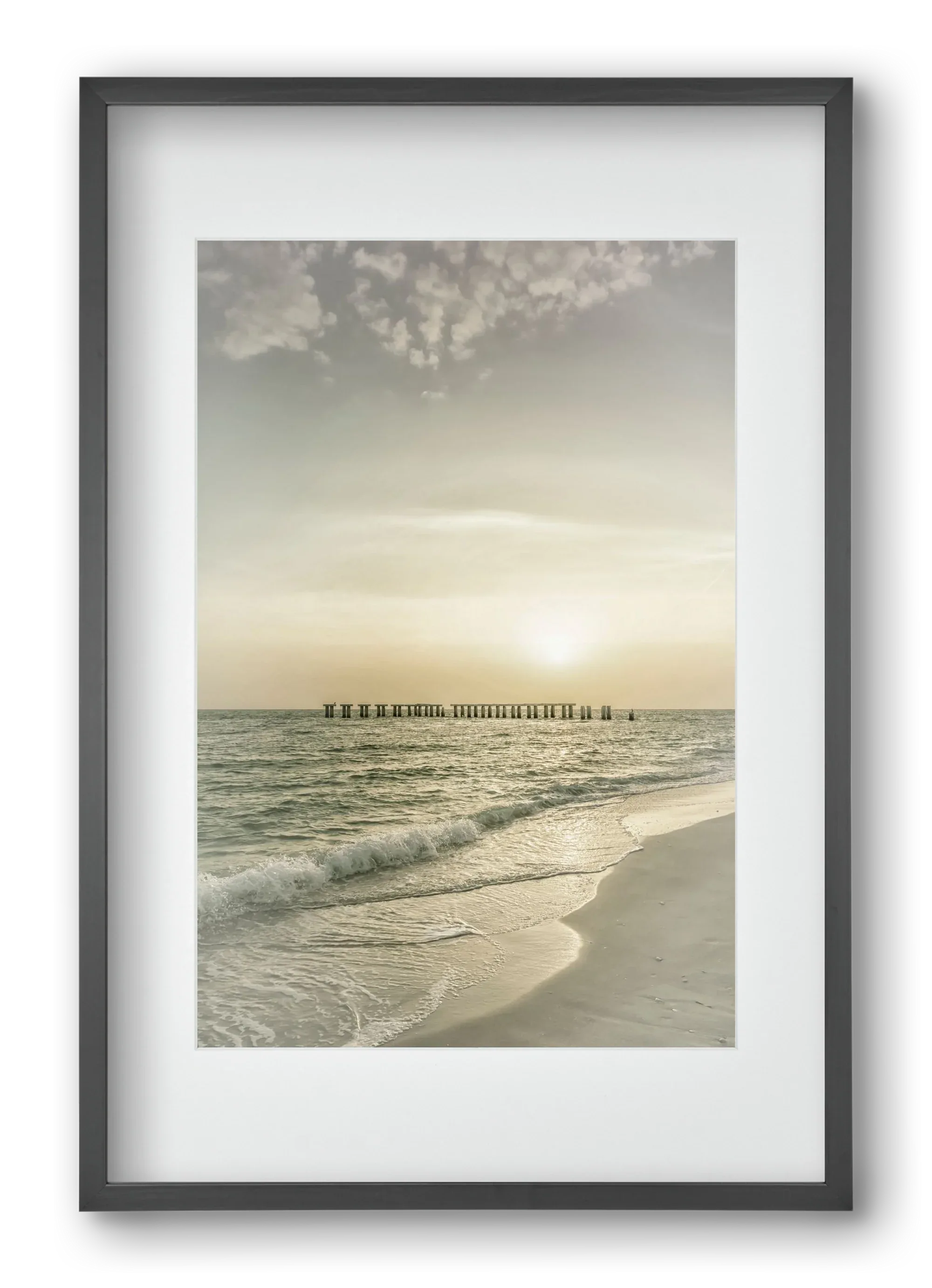 Gasparilla Island Sunset | Vintage - artbridge