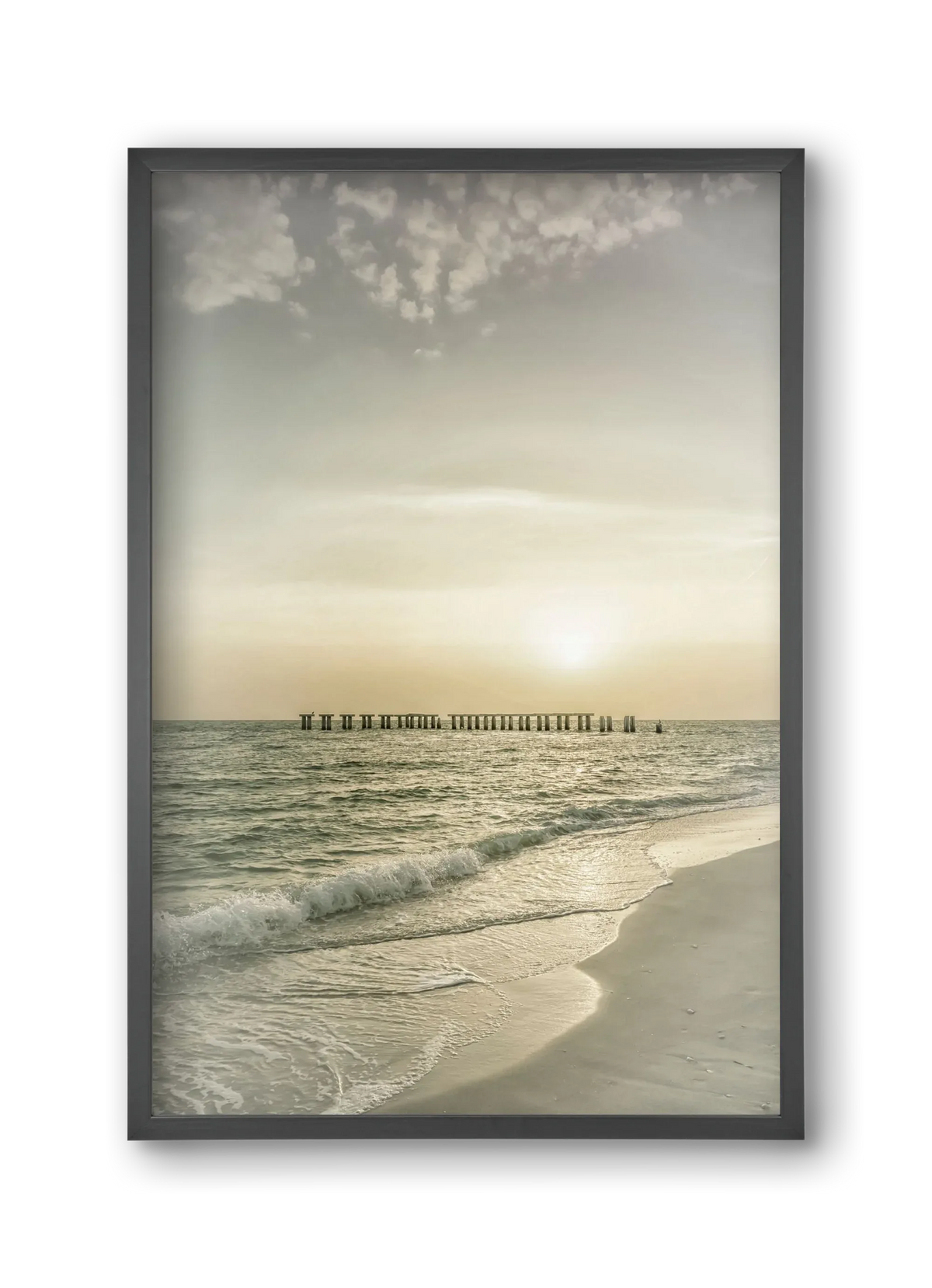 Gasparilla Island Sunset | Vintage - artbridge