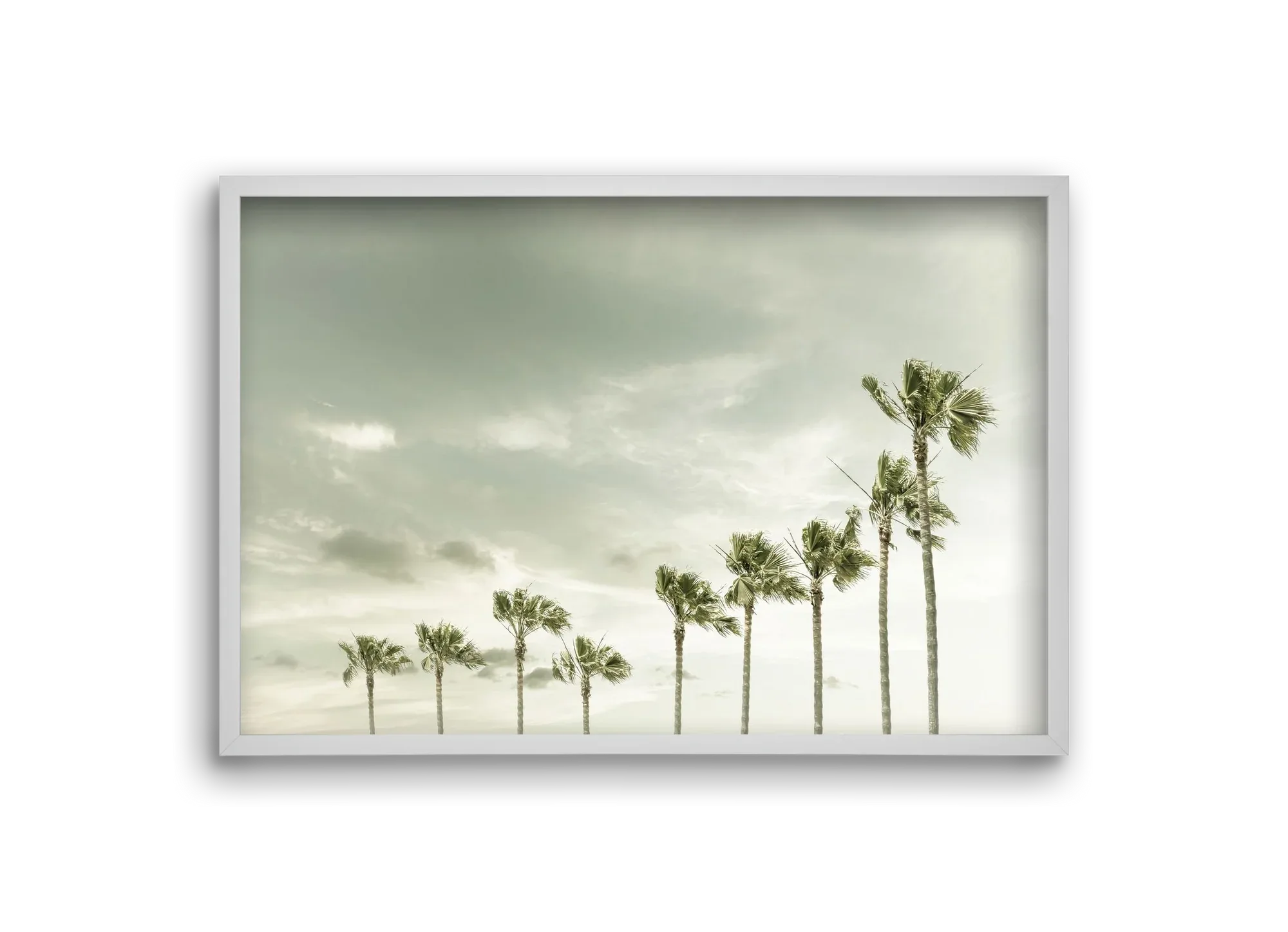 Vintage Palm Trees at the beach - artbridge