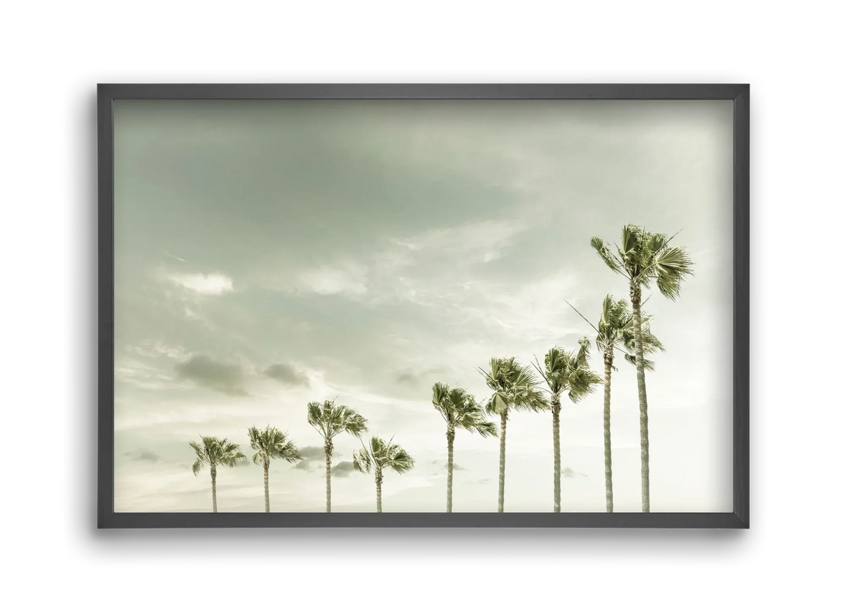 Vintage Palm Trees at the beach - artbridge