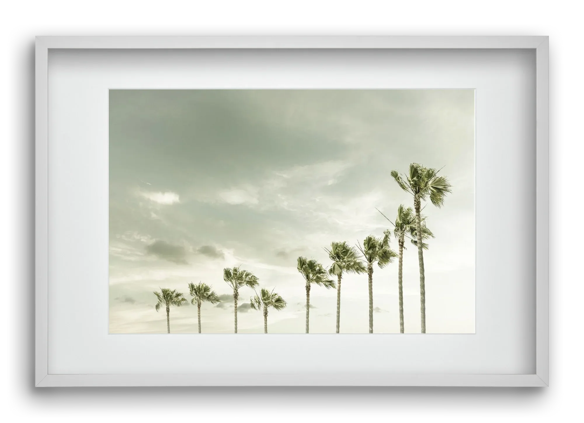Vintage Palm Trees at the beach - artbridge