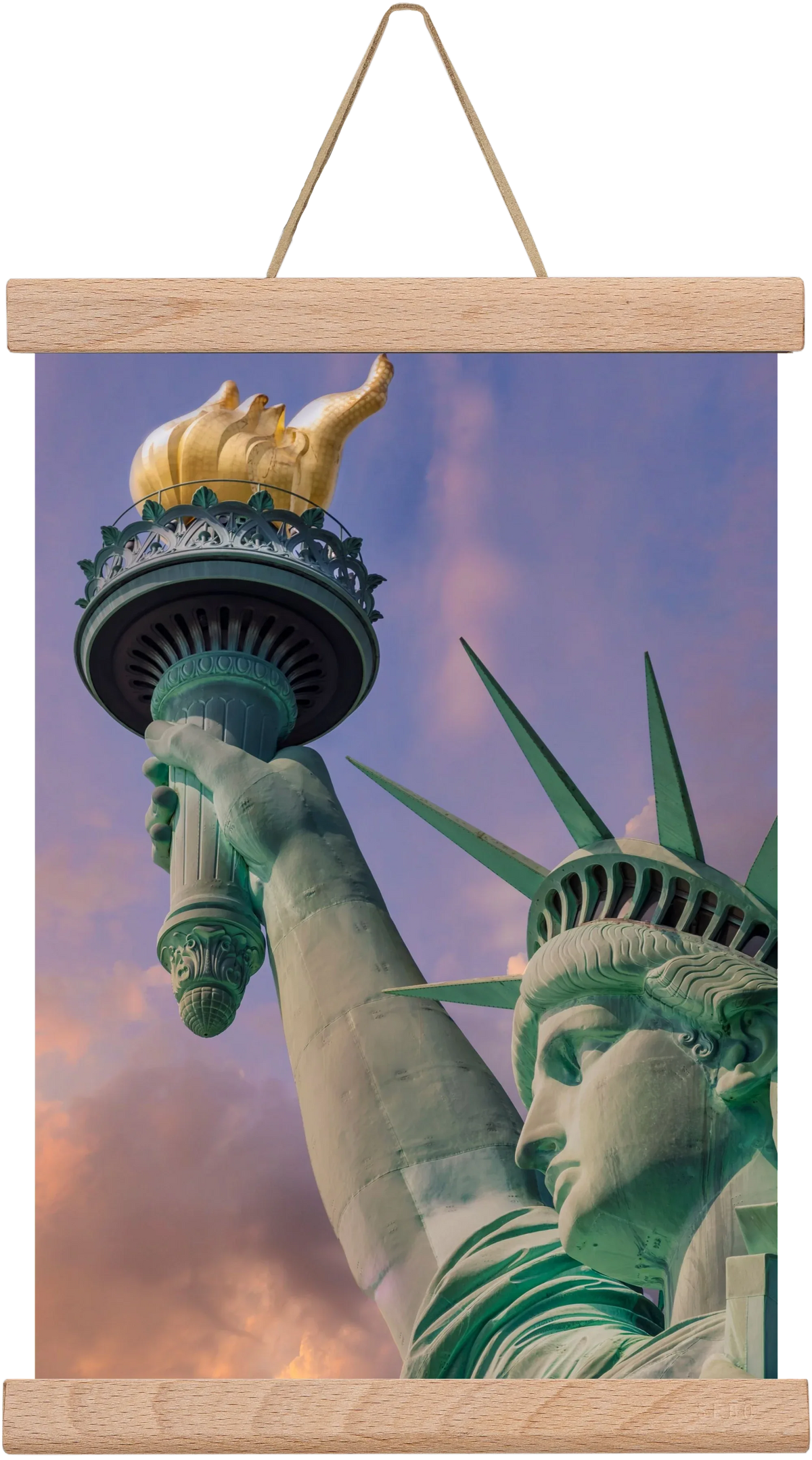 NEW YORK CITY Statue of Liberty at sunset - artbridge